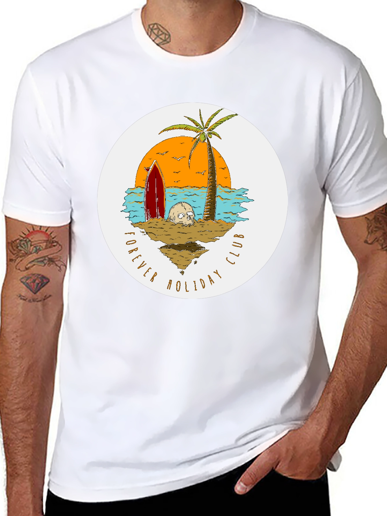 Forever Holiday Club Graphic T-Shirt