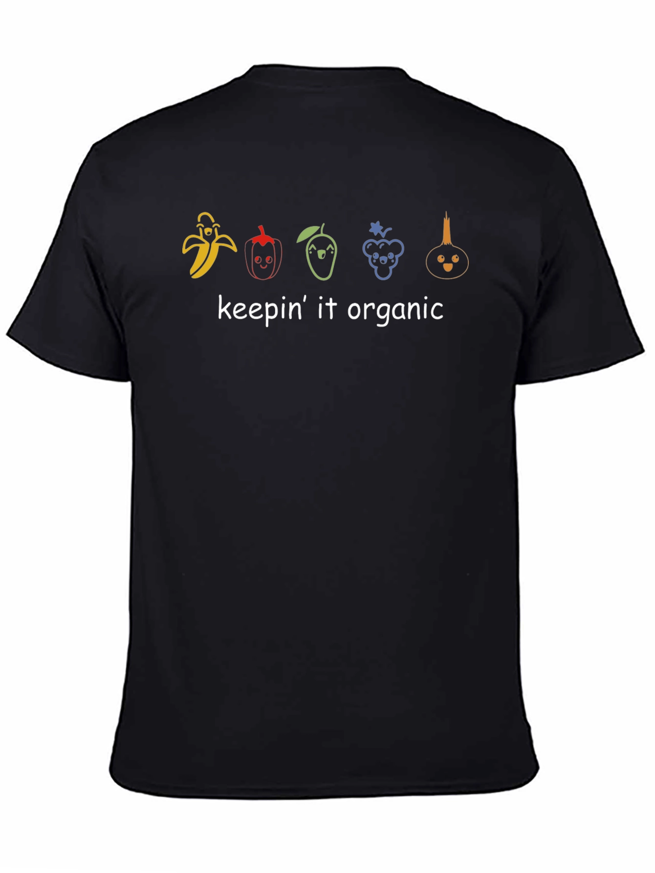 Keepin It Organic Graphic T-Shirt - Black
