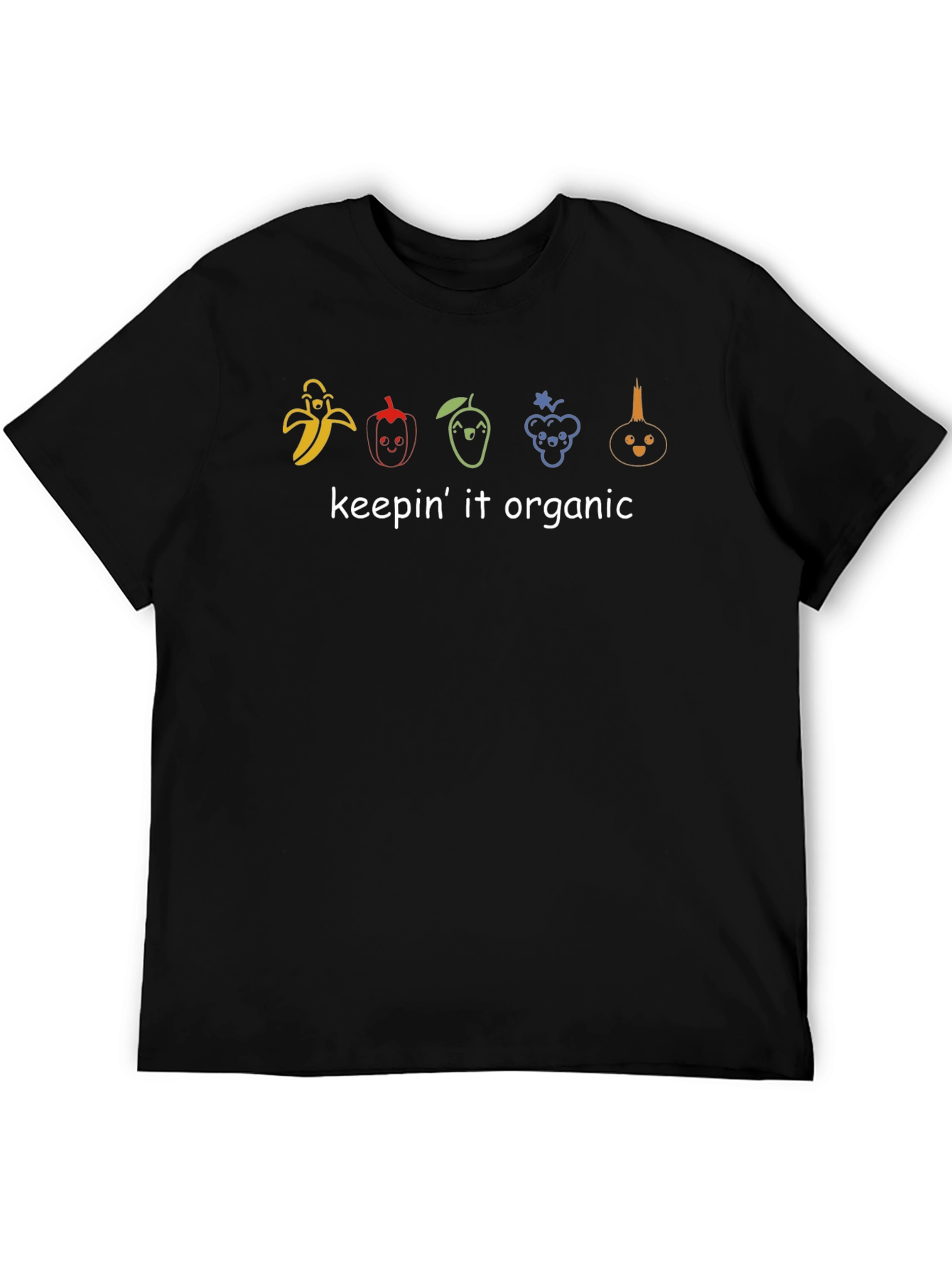 Keepin It Organic Graphic T-Shirt - Black