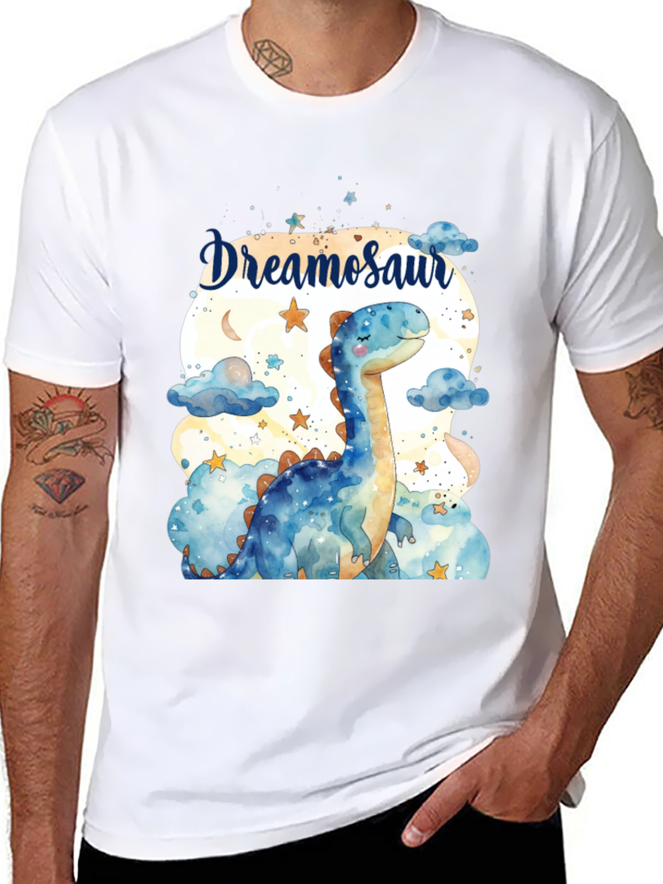 Dreamosaur T-Shirt - Cute Dinosaur Tee