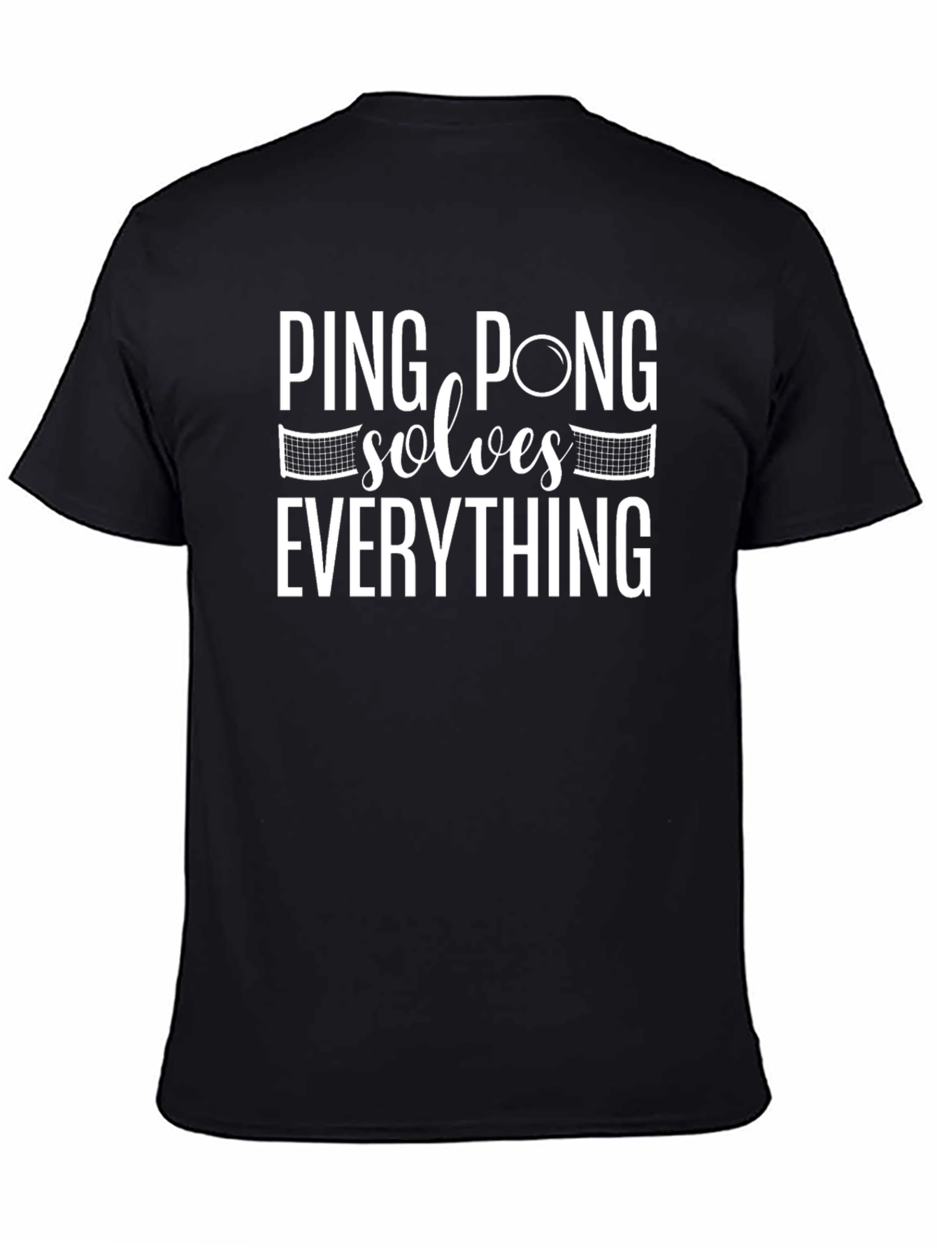 Ping Pong Solves Everything Graphic Tee