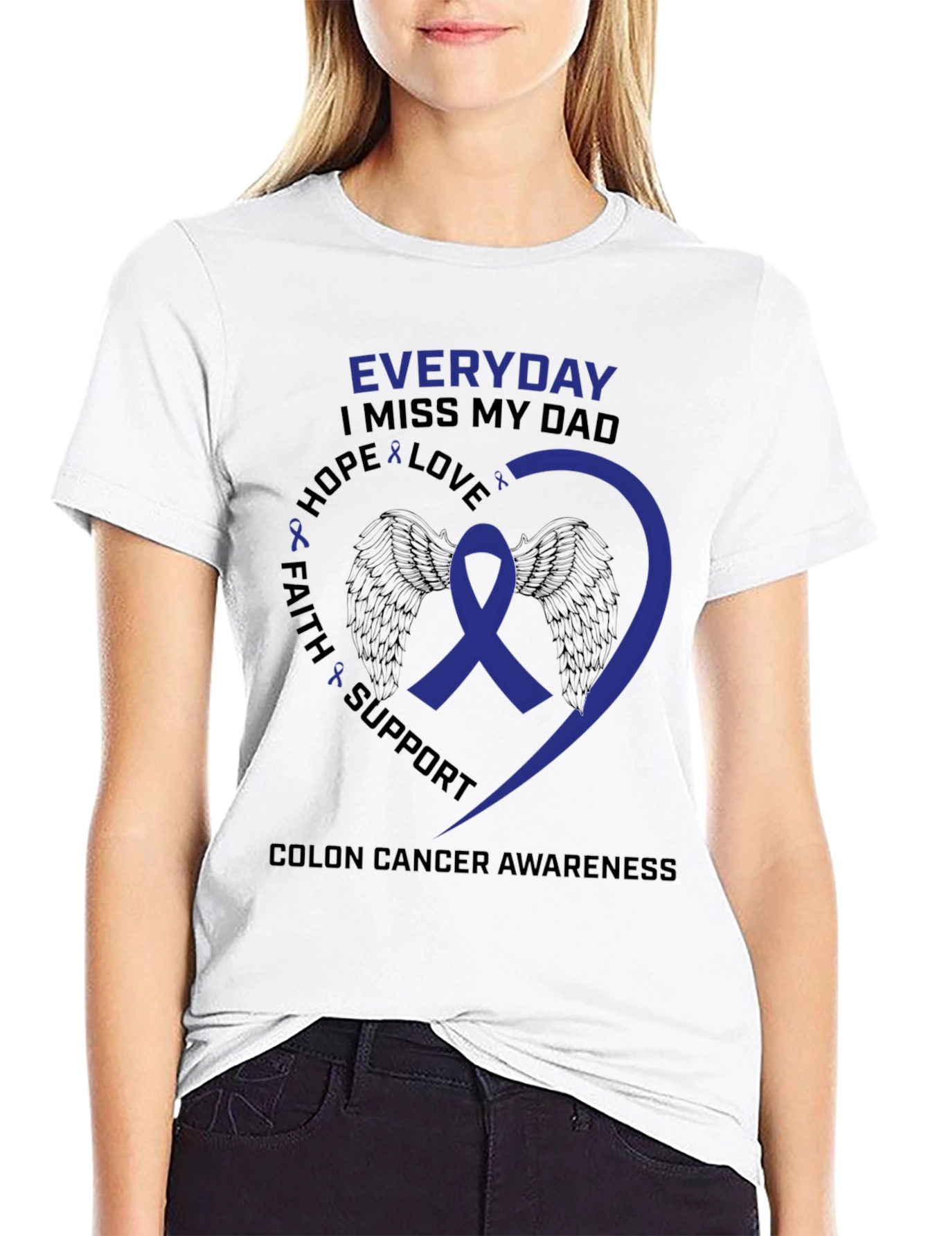 Colon Cancer Awareness T-Shirt - Miss My Dad
