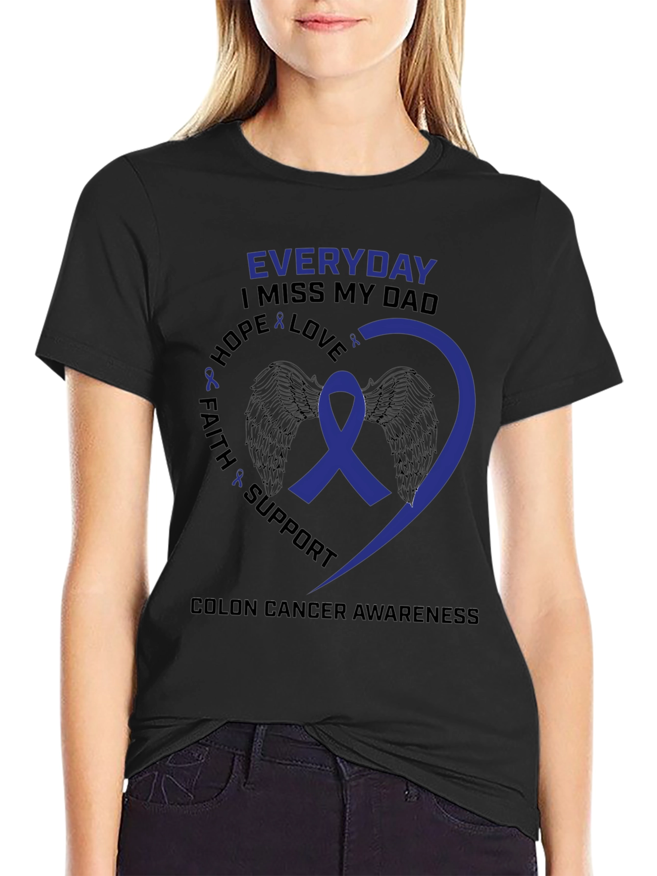 Colon Cancer Awareness T-Shirt - Miss My Dad