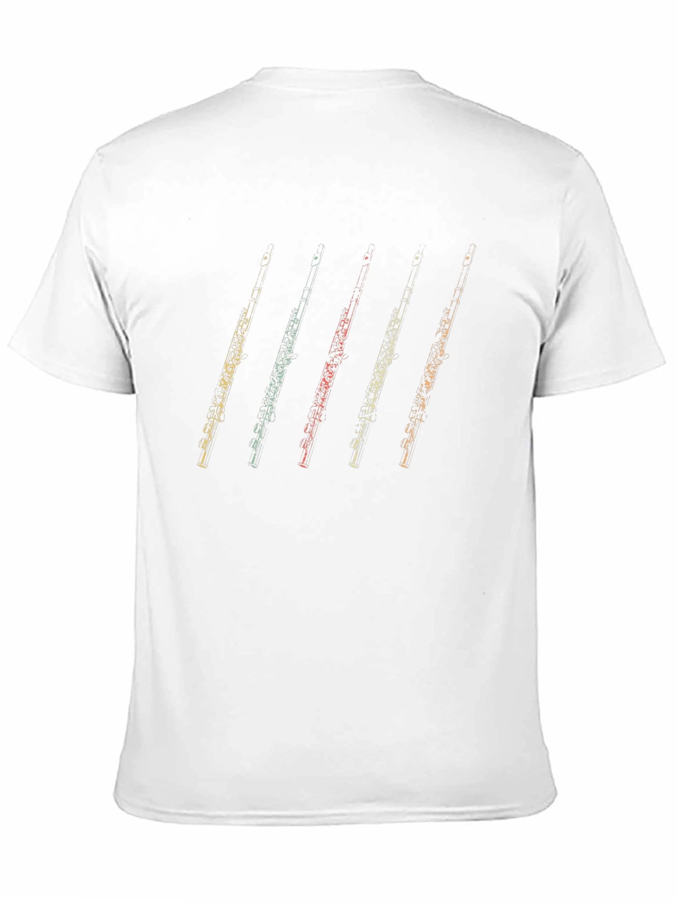 Oboe Retro Style Black T-Shirt