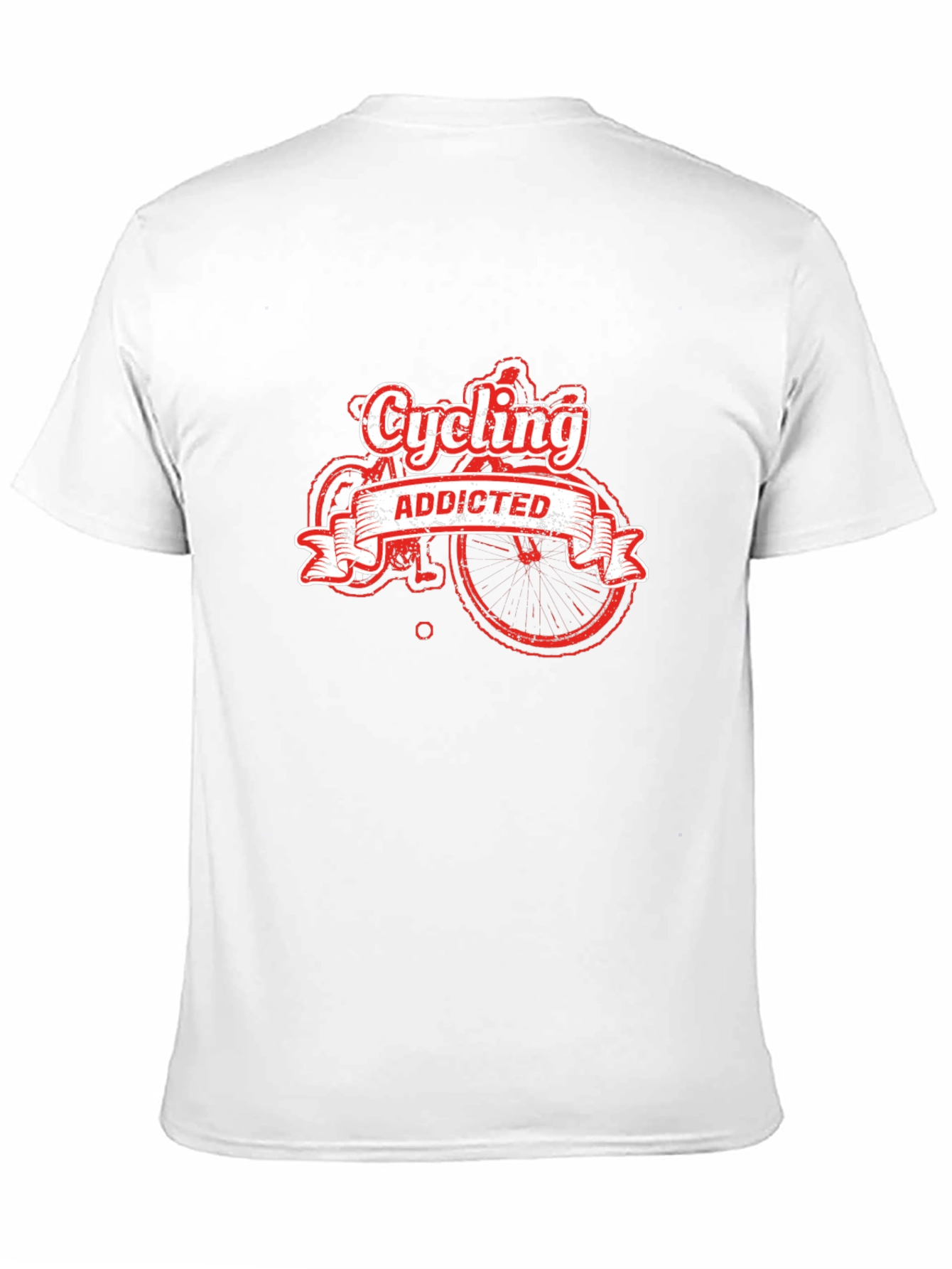 Cycling Addicted T-Shirt - Black