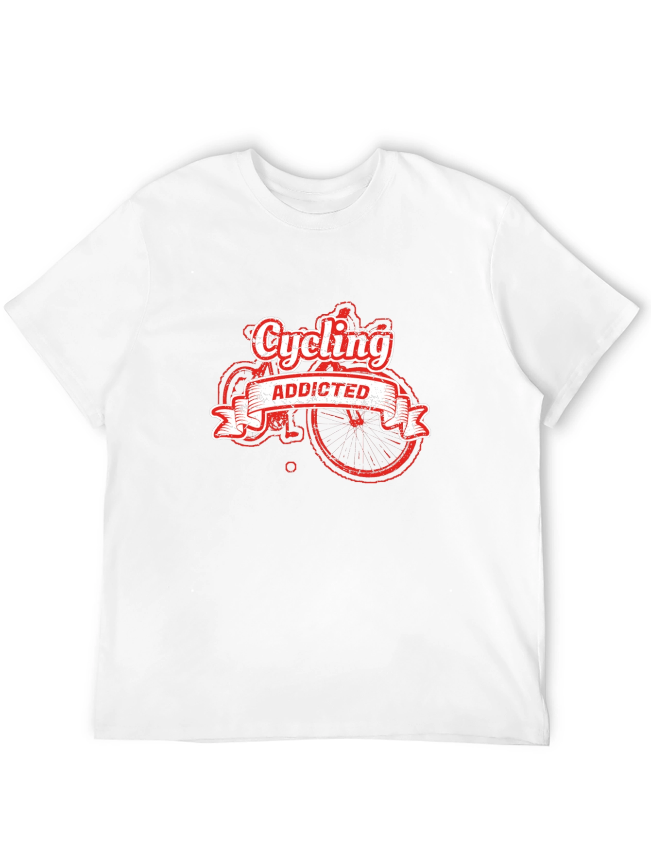 Cycling Addicted T-Shirt - Black