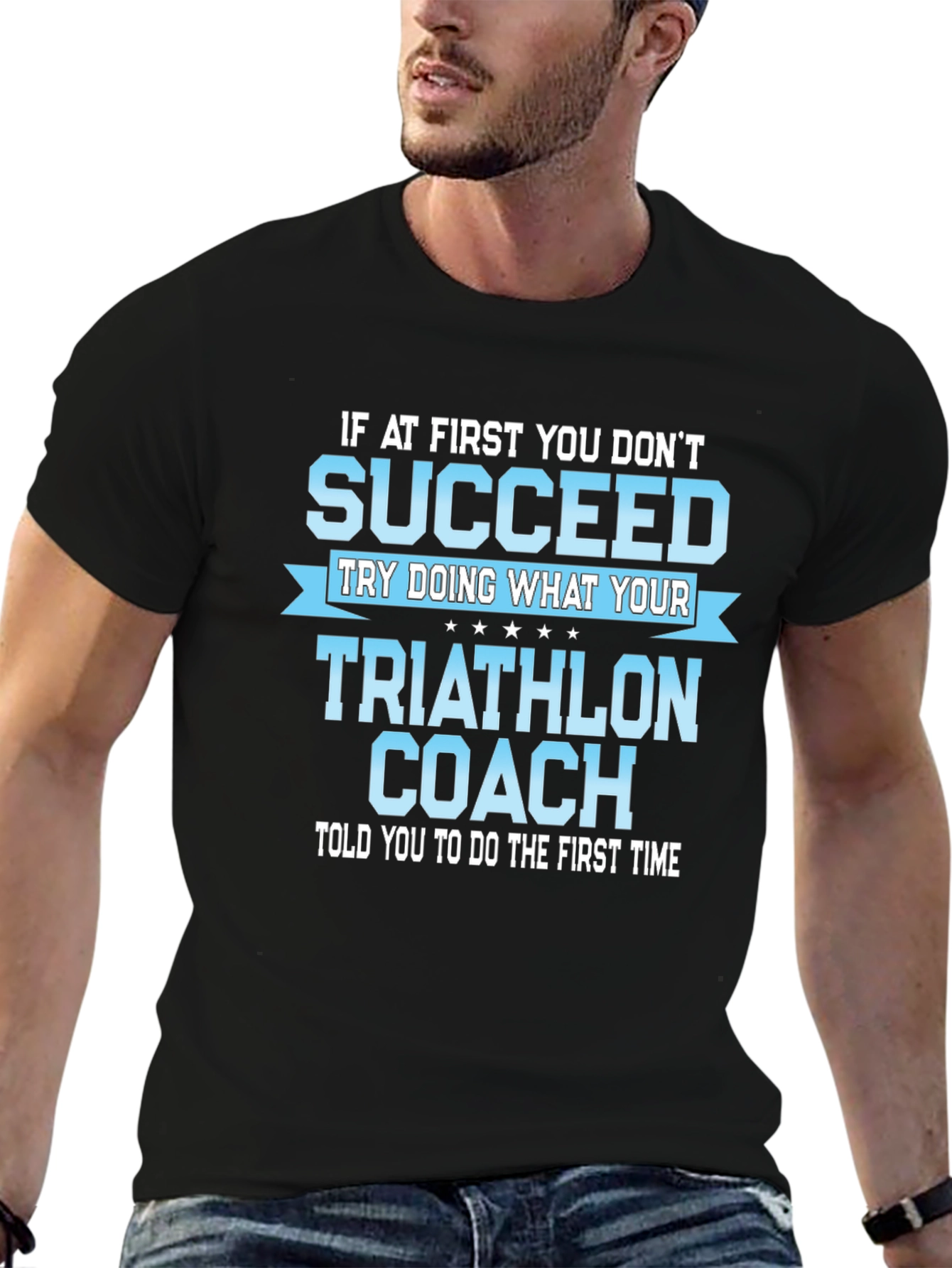 Triathlon Coach Funny T-Shirt