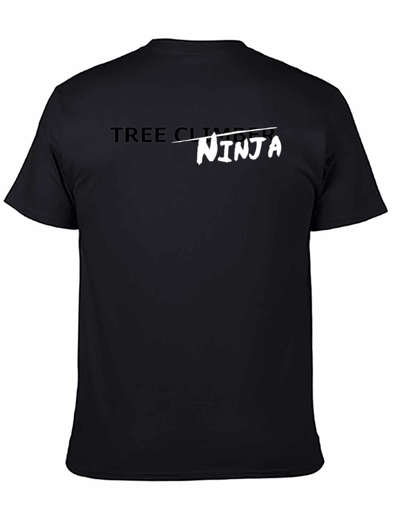 Tree Climbing Ninja T-Shirt - Black