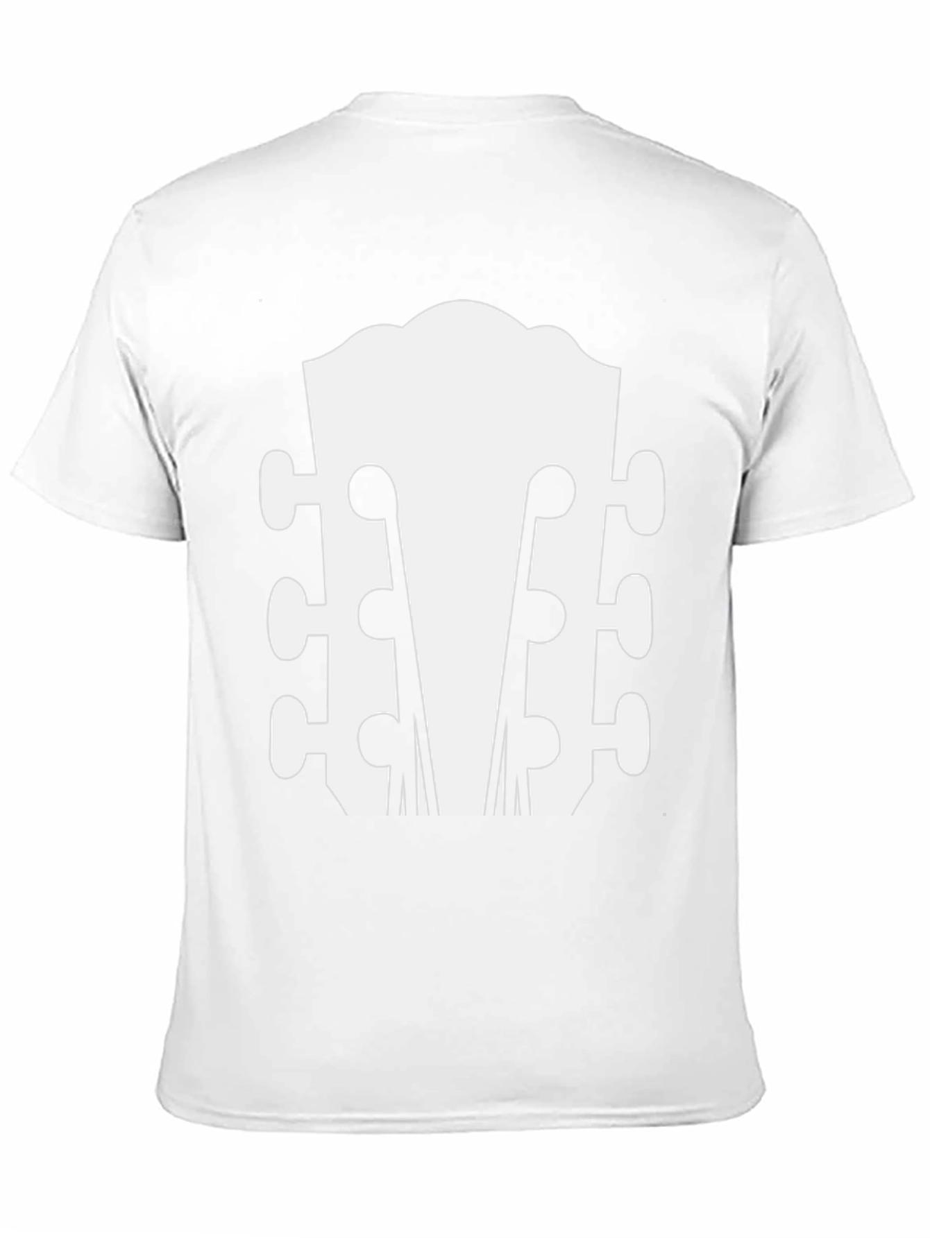 Guitar Headstock Graphic Tee - Musicians Style