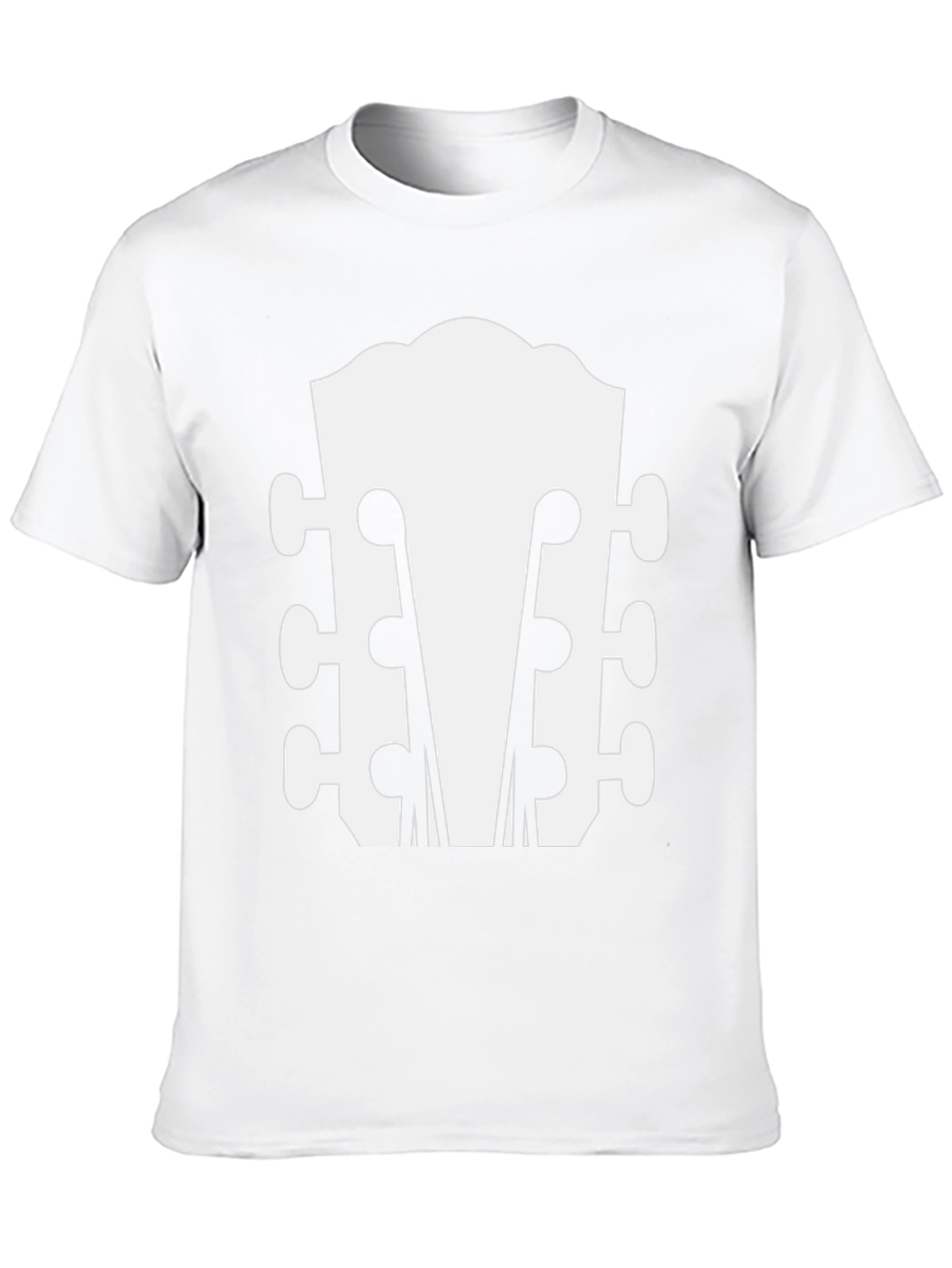 Guitar Headstock Graphic Tee - Musicians Style