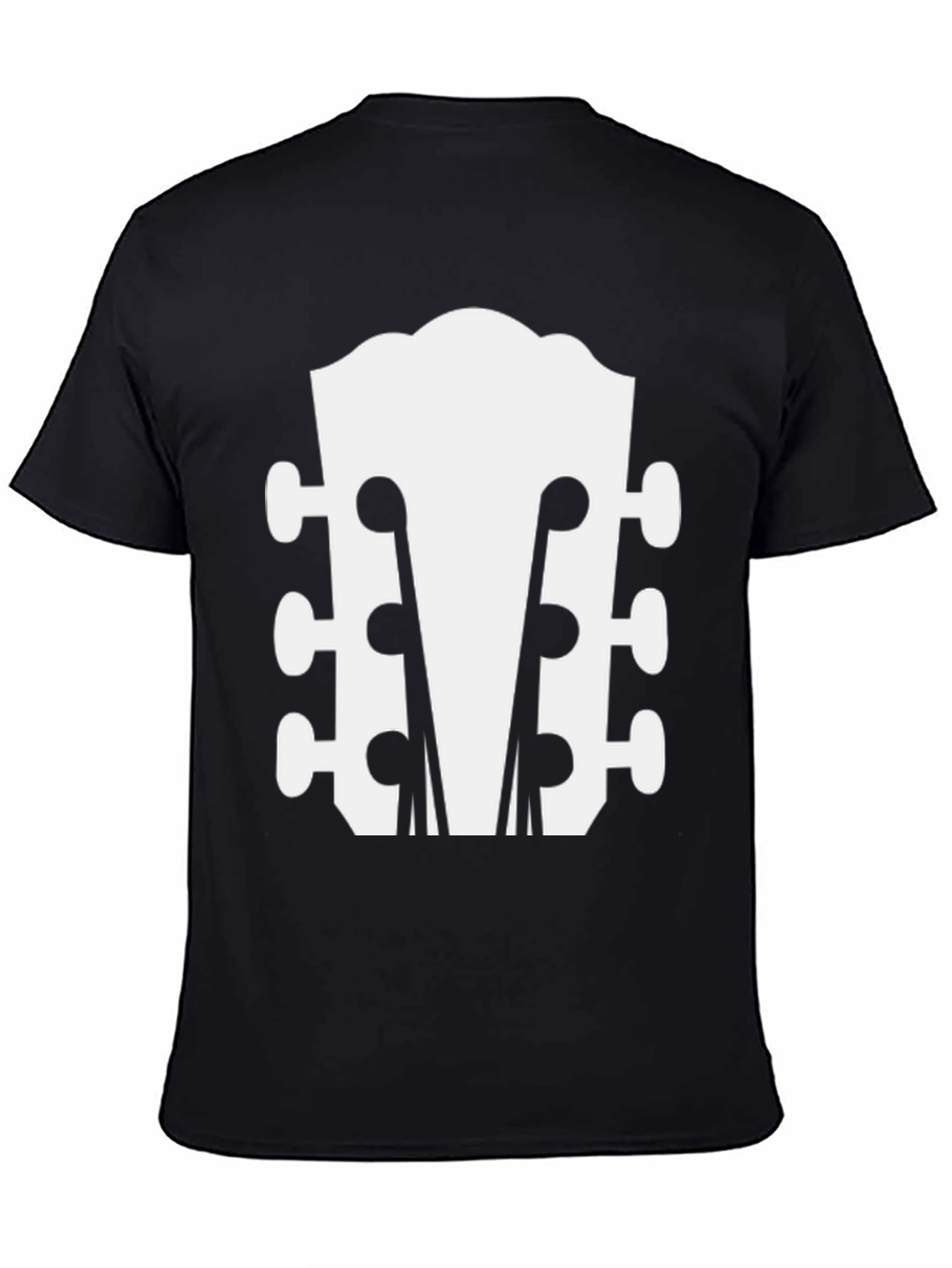Guitar Headstock Graphic Tee - Musicians Style