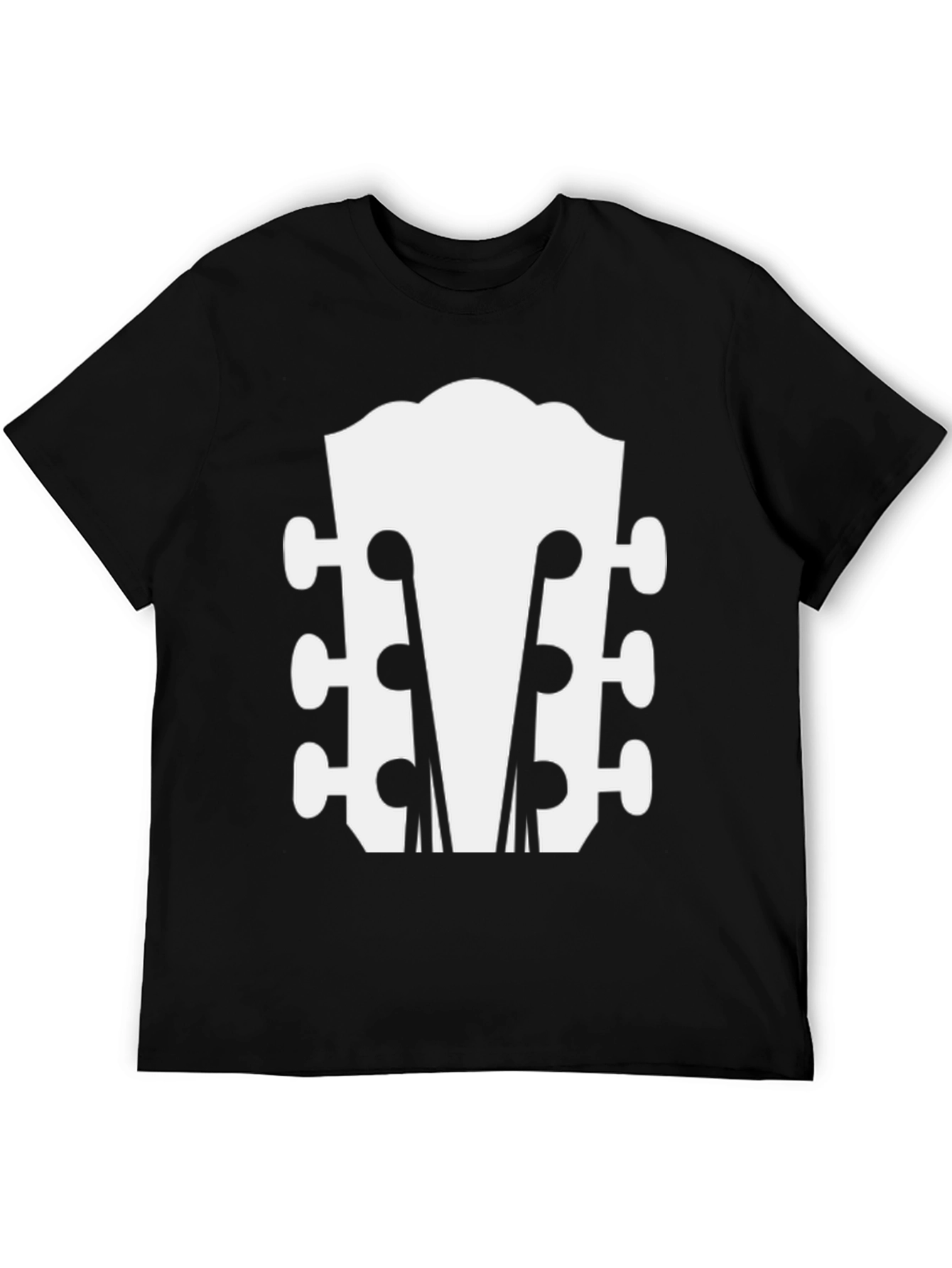 Guitar Headstock Graphic Tee - Musicians Style
