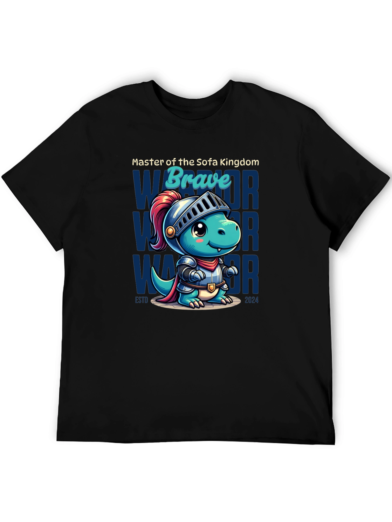 Brave Warrior Dinosaur T-Shirt