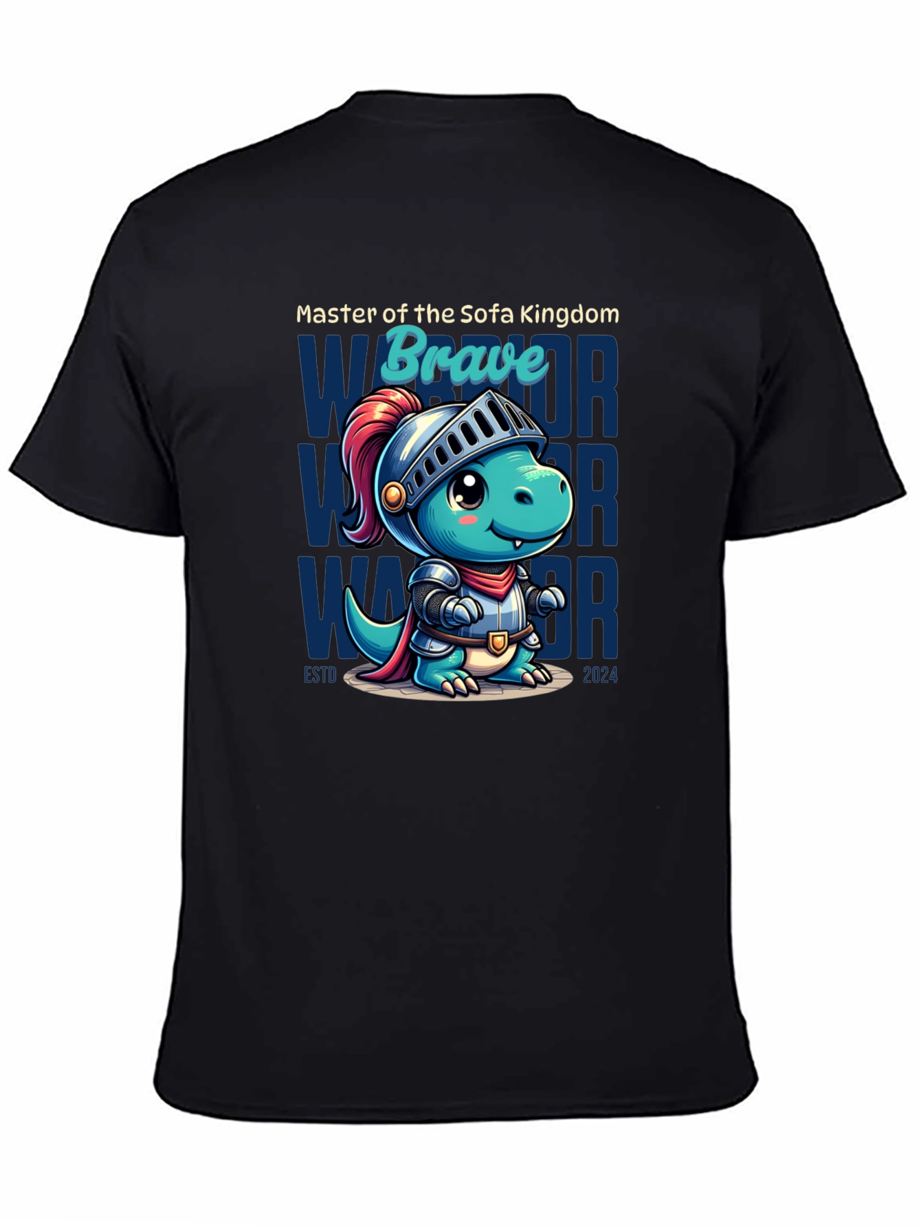 Brave Warrior Dinosaur T-Shirt
