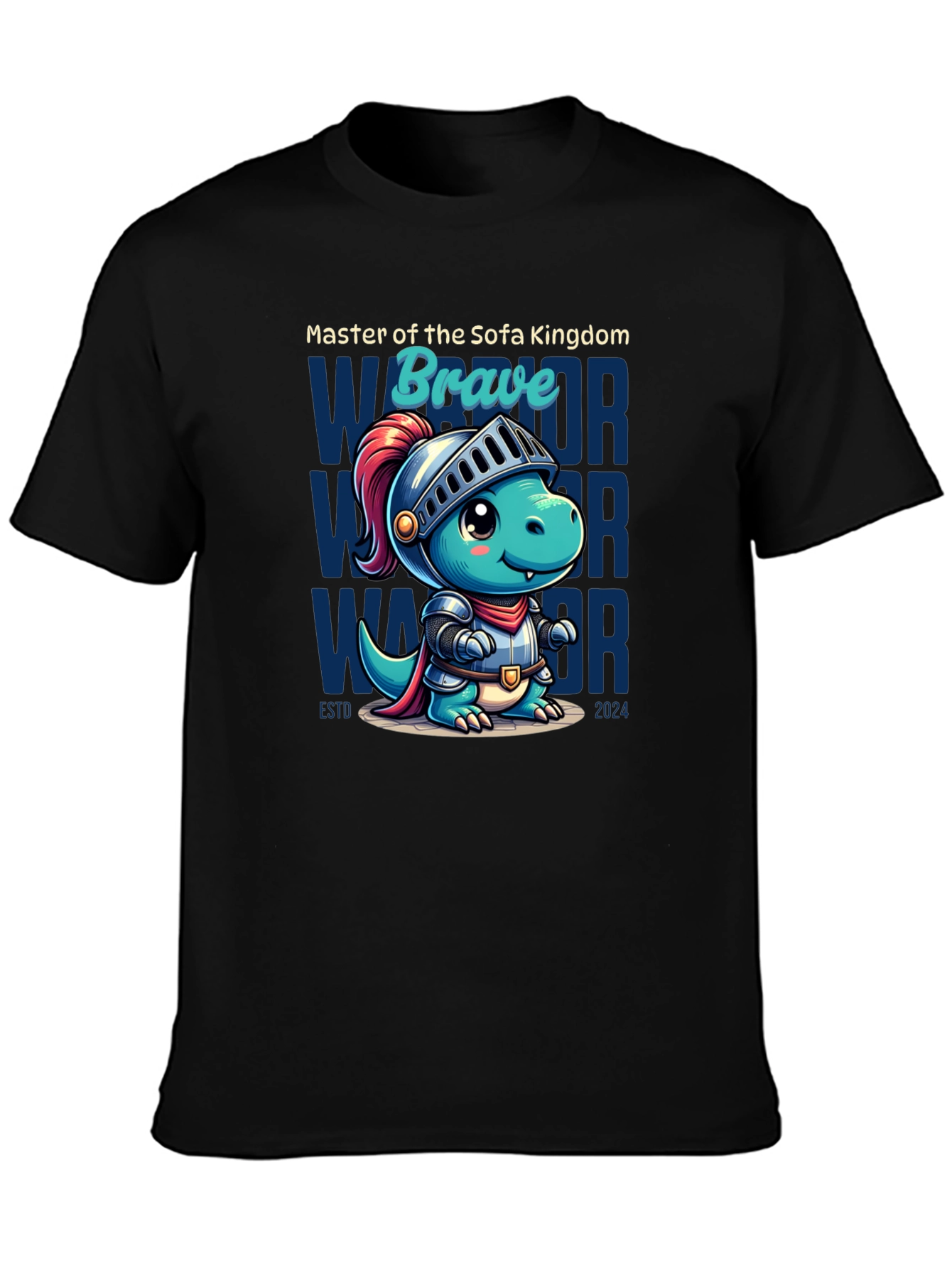 Brave Warrior Dinosaur T-Shirt