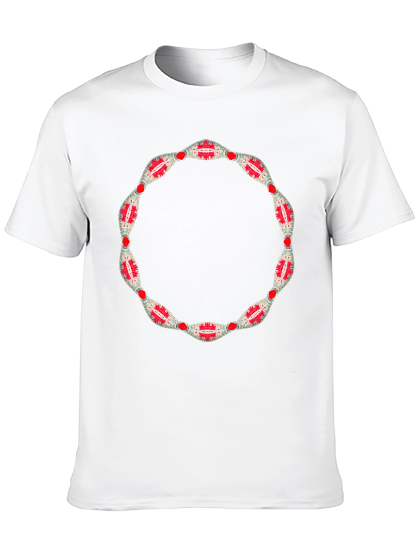 Abstract Circle Graphic Black Tee