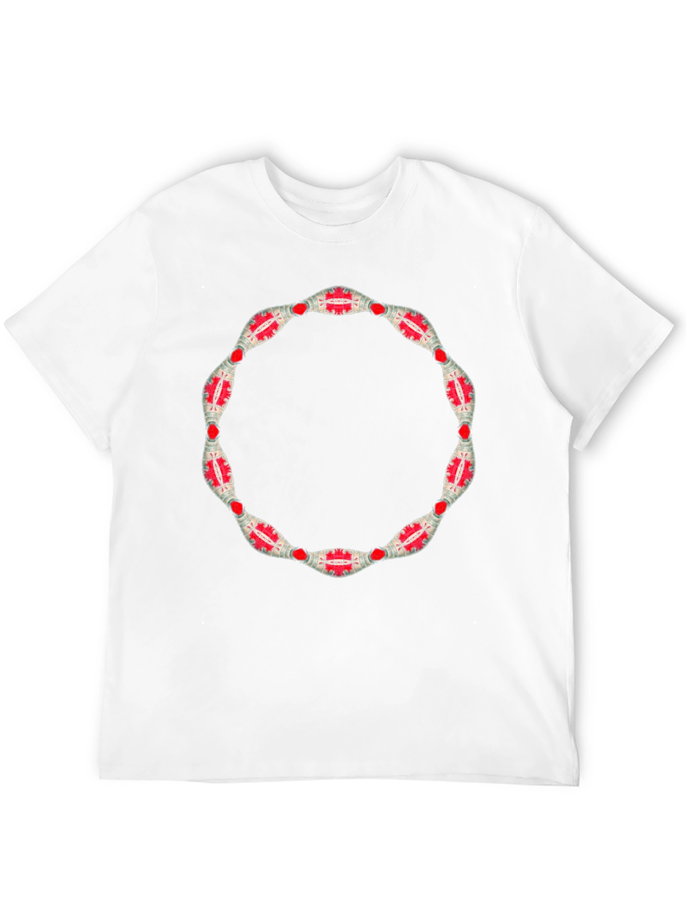 Abstract Circle Graphic Black Tee
