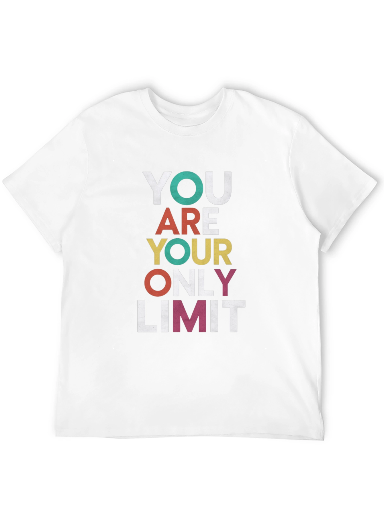 Motivational Graphic Tee - You Are Your Only Limit