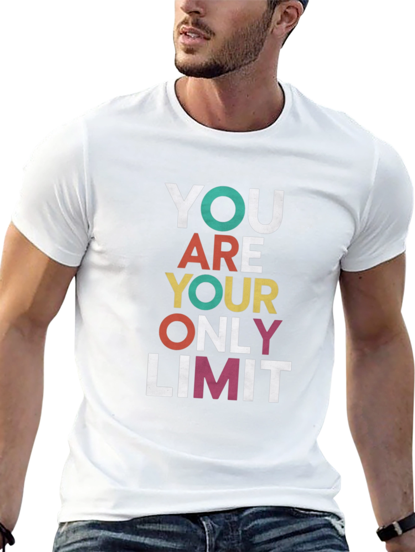Motivational Graphic Tee - You Are Your Only Limit