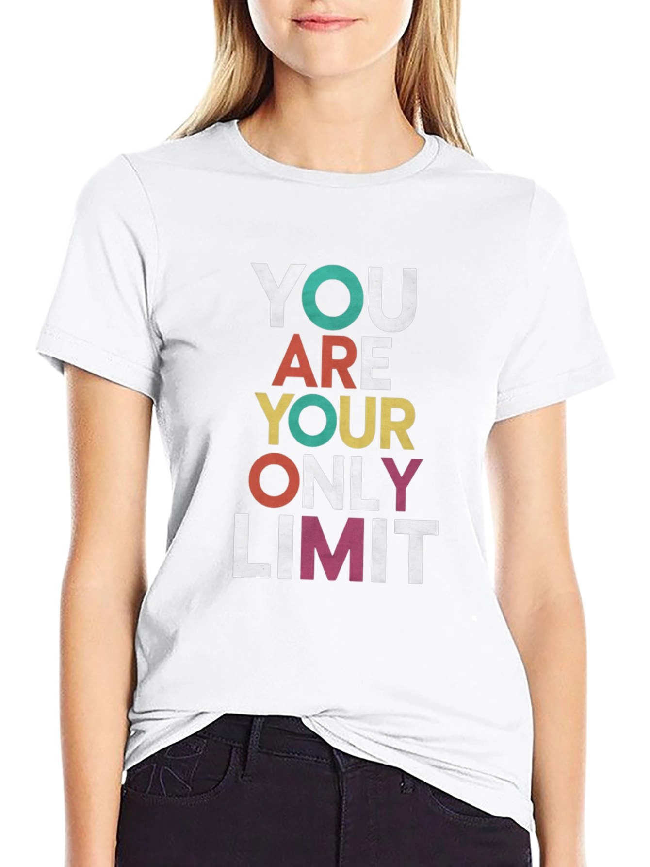 Motivational Graphic Tee - You Are Your Only Limit