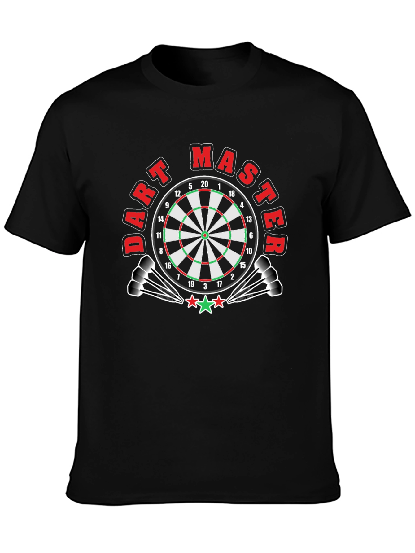 Dart Master T-Shirt - Dartboard Graphic Tee