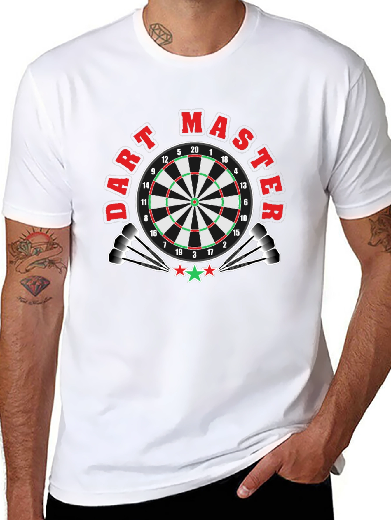 Dart Master T-Shirt - Dartboard Graphic Tee
