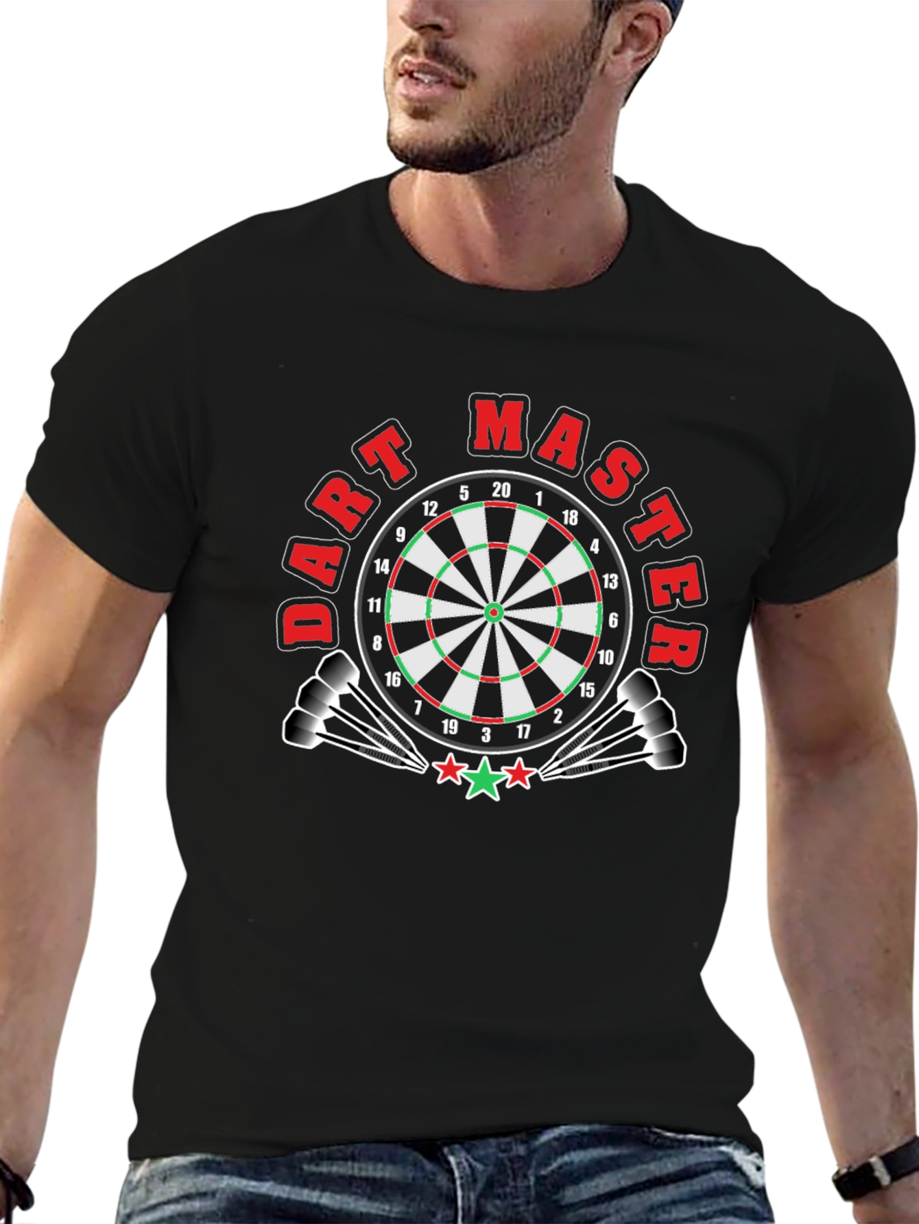 Dart Master T-Shirt - Dartboard Graphic Tee