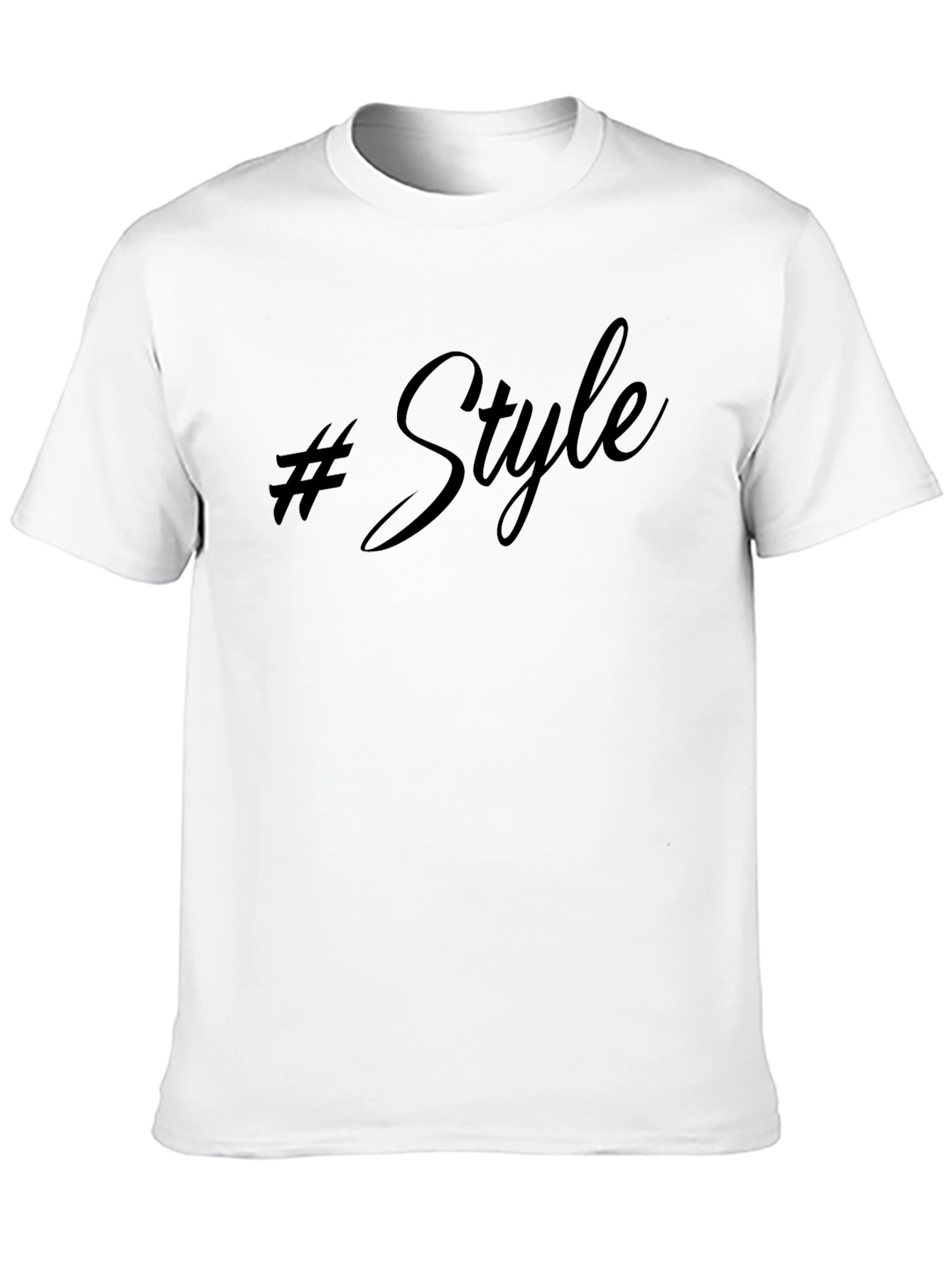 Mens #Style Black Graphic T-Shirt