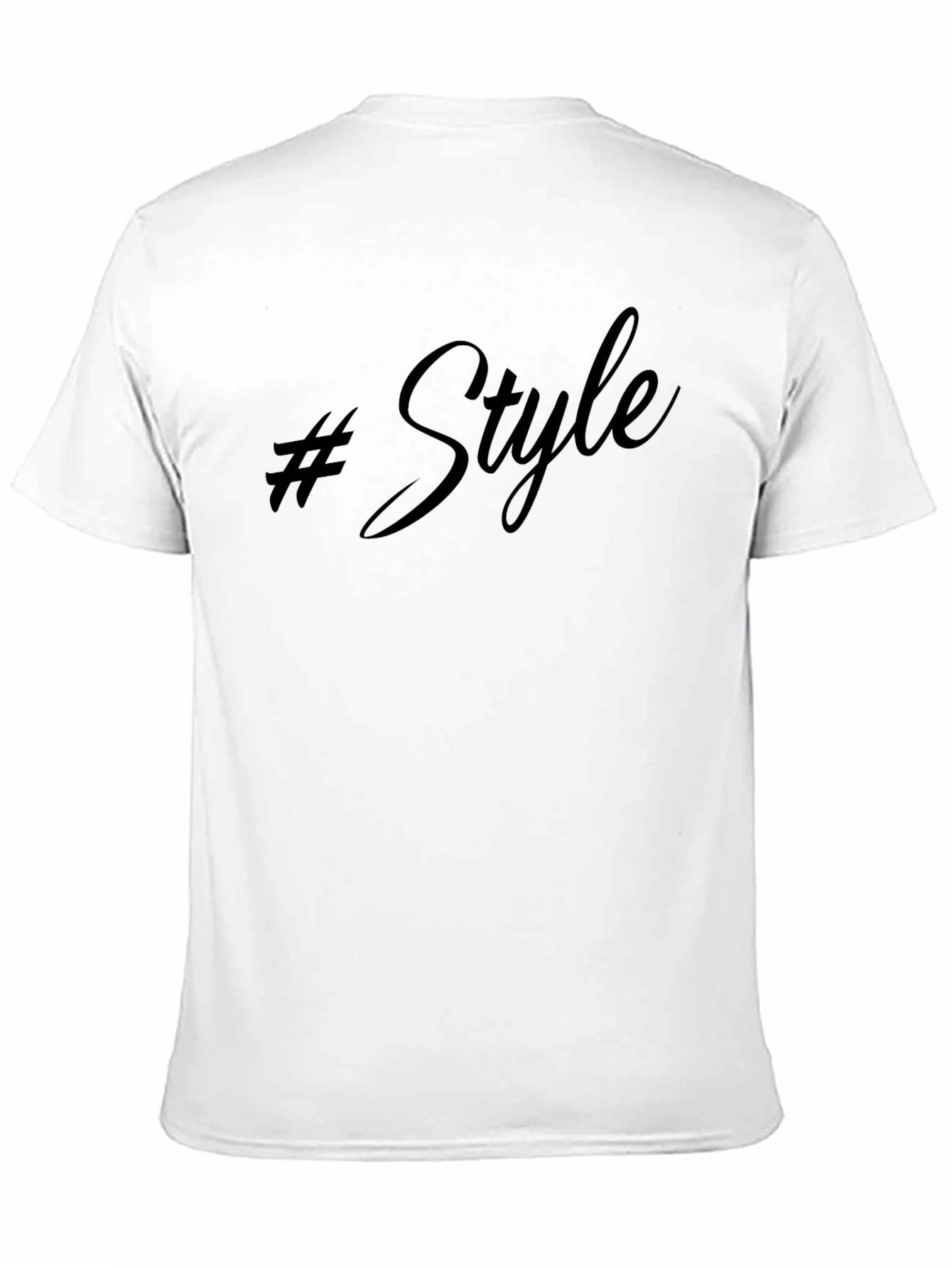 Mens #Style Black Graphic T-Shirt