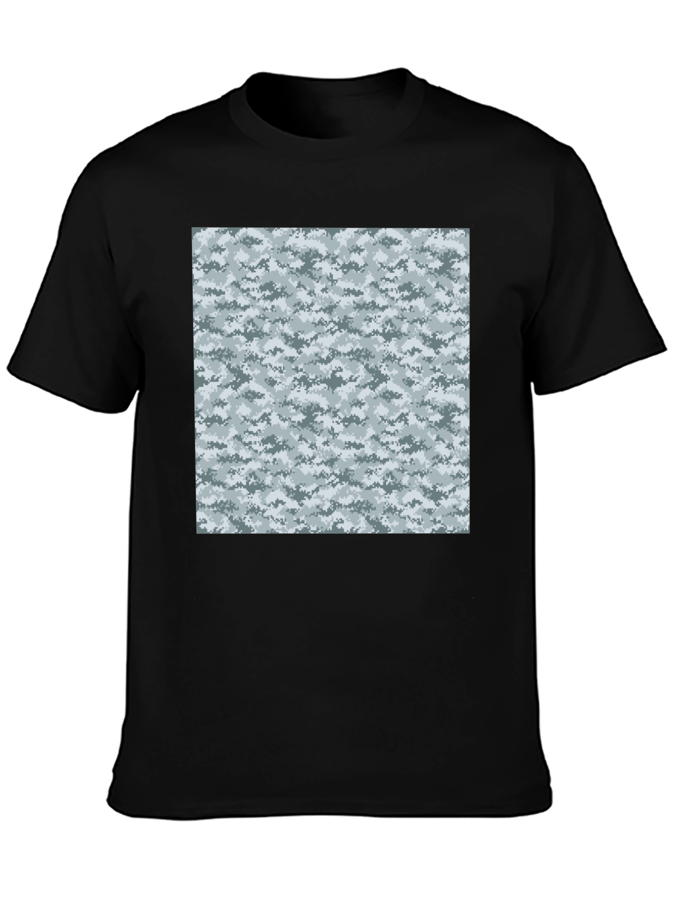 Urban Camo Graphic Tee - Black