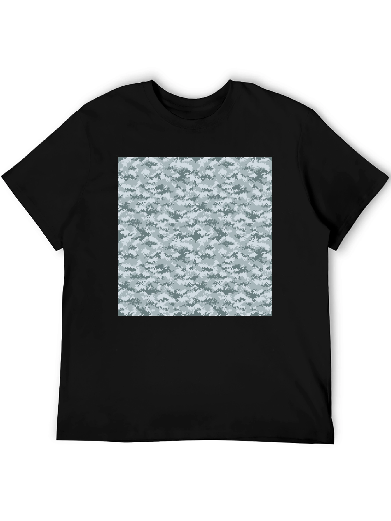 Urban Camo Graphic Tee - Black