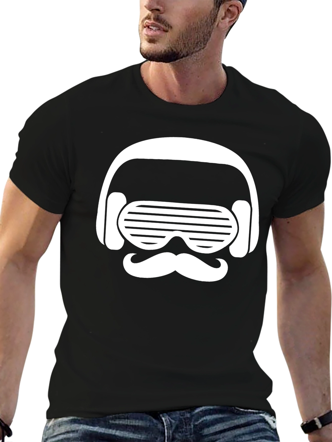 Retro Gamer Tee - Black Crew Neck T-Shirt