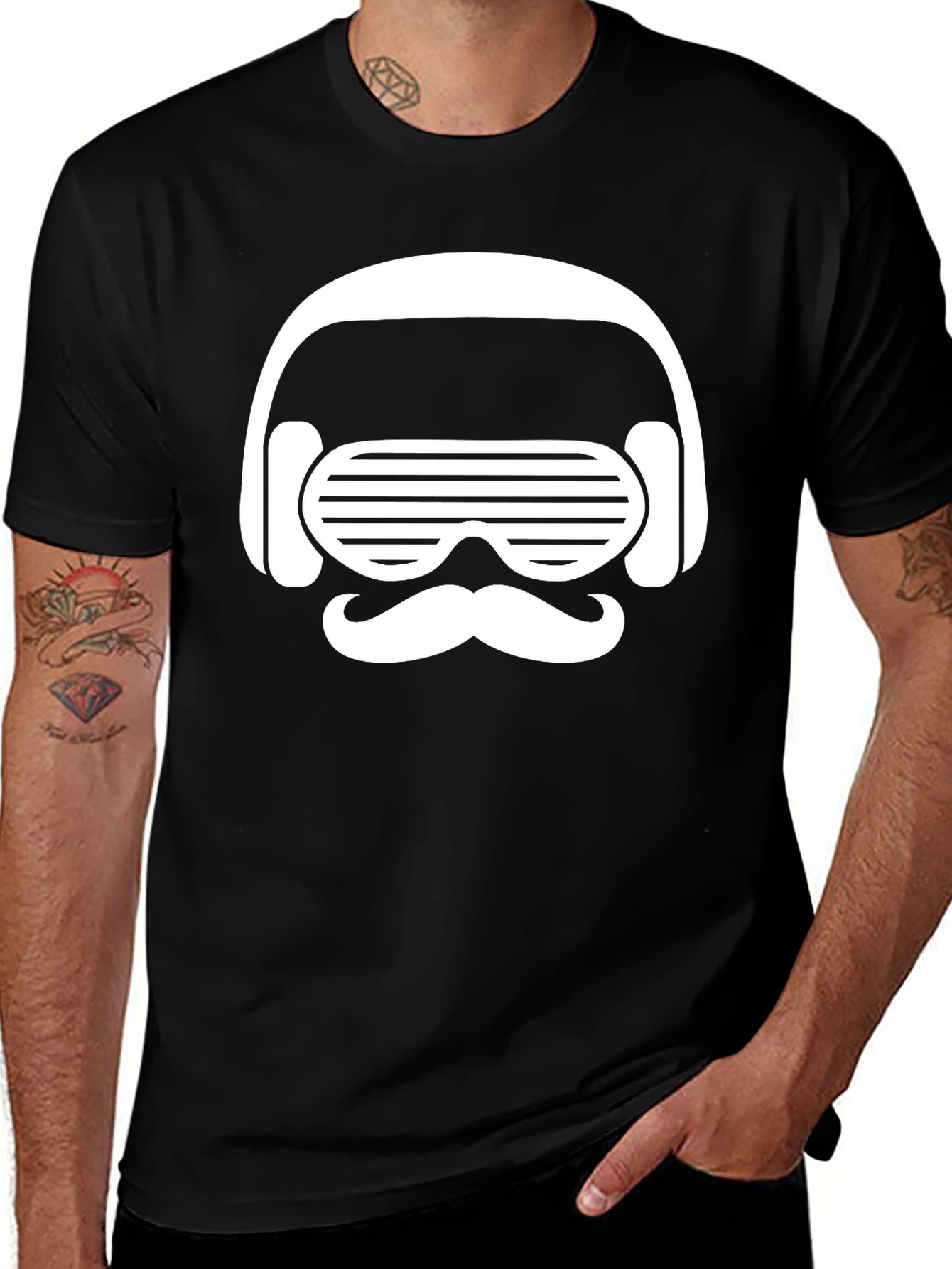 Retro Gamer Tee - Black Crew Neck T-Shirt