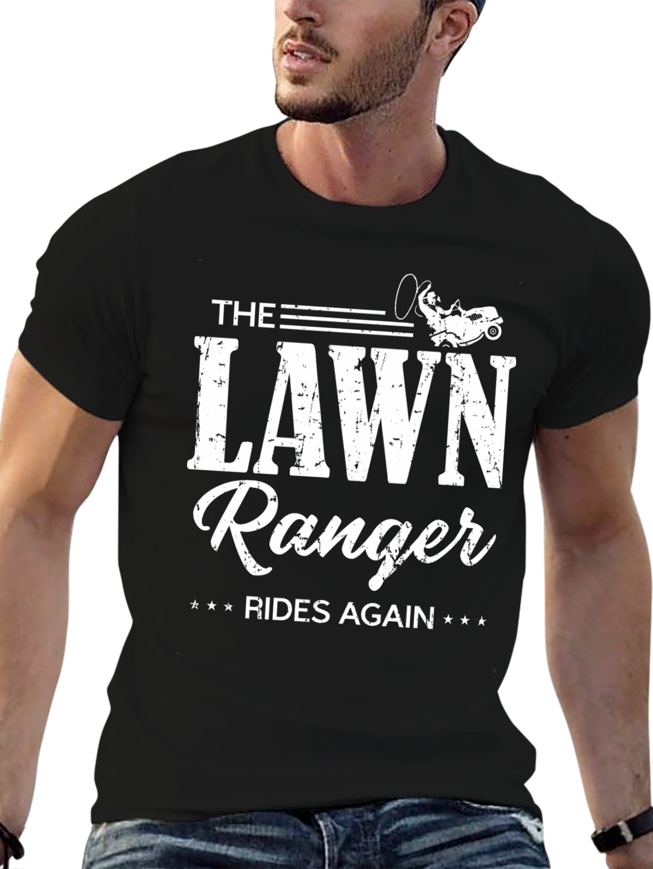 The Lawn Ranger Rides Again T-Shirt Funny Gift