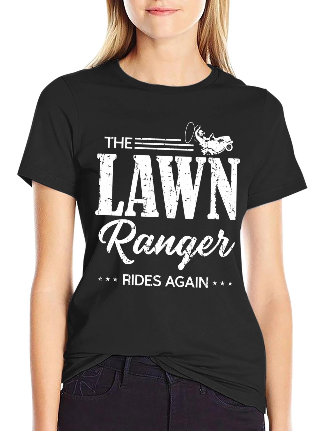 The Lawn Ranger Rides Again T-Shirt Funny Gift