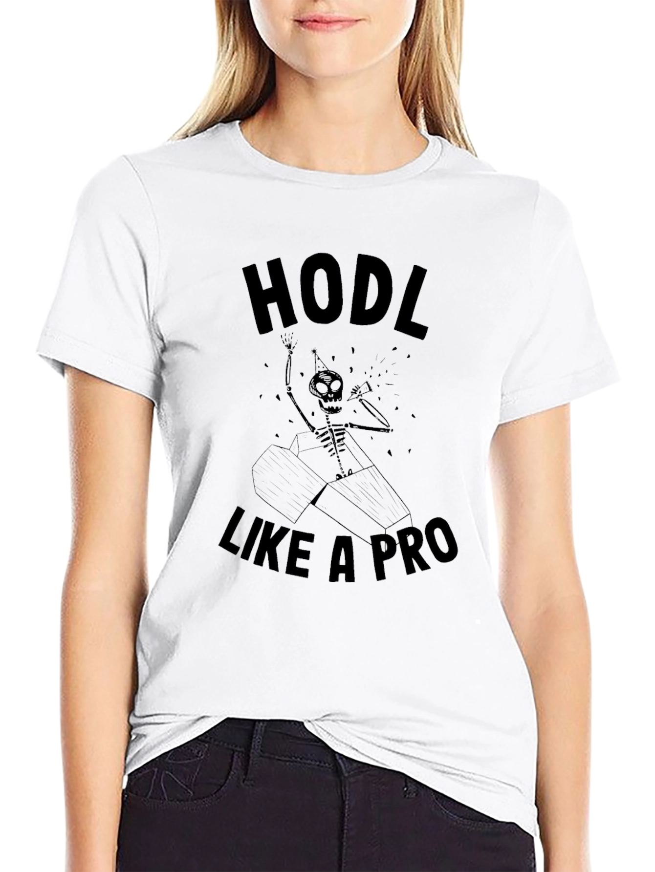 HODL Like A Pro Black T-Shirt Crypto Enthusiast Tee