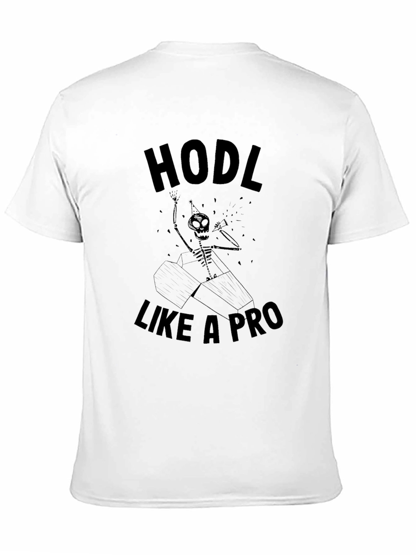 HODL Like A Pro Black T-Shirt Crypto Enthusiast Tee