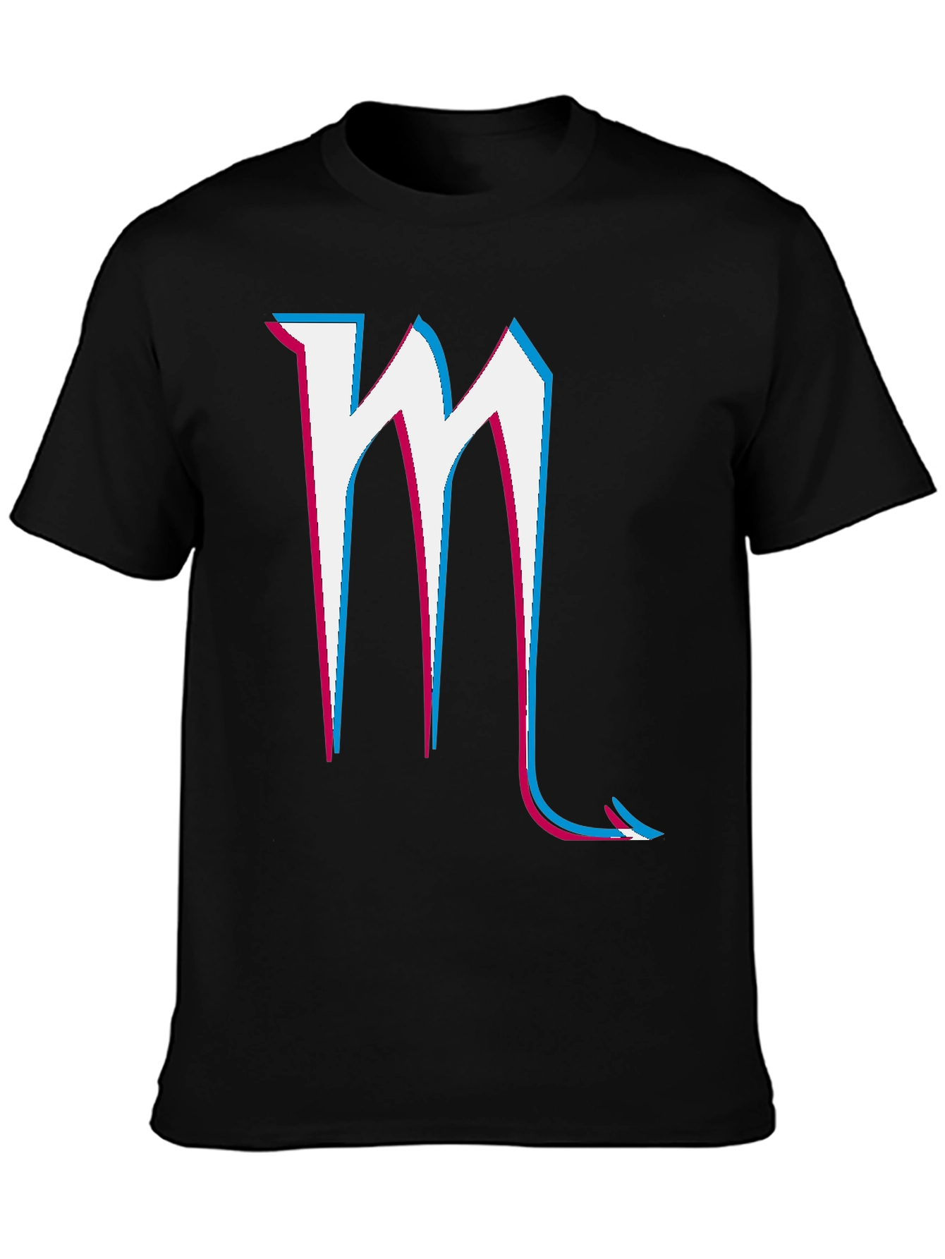 Scorpio Symbol Graphic Tee - Black