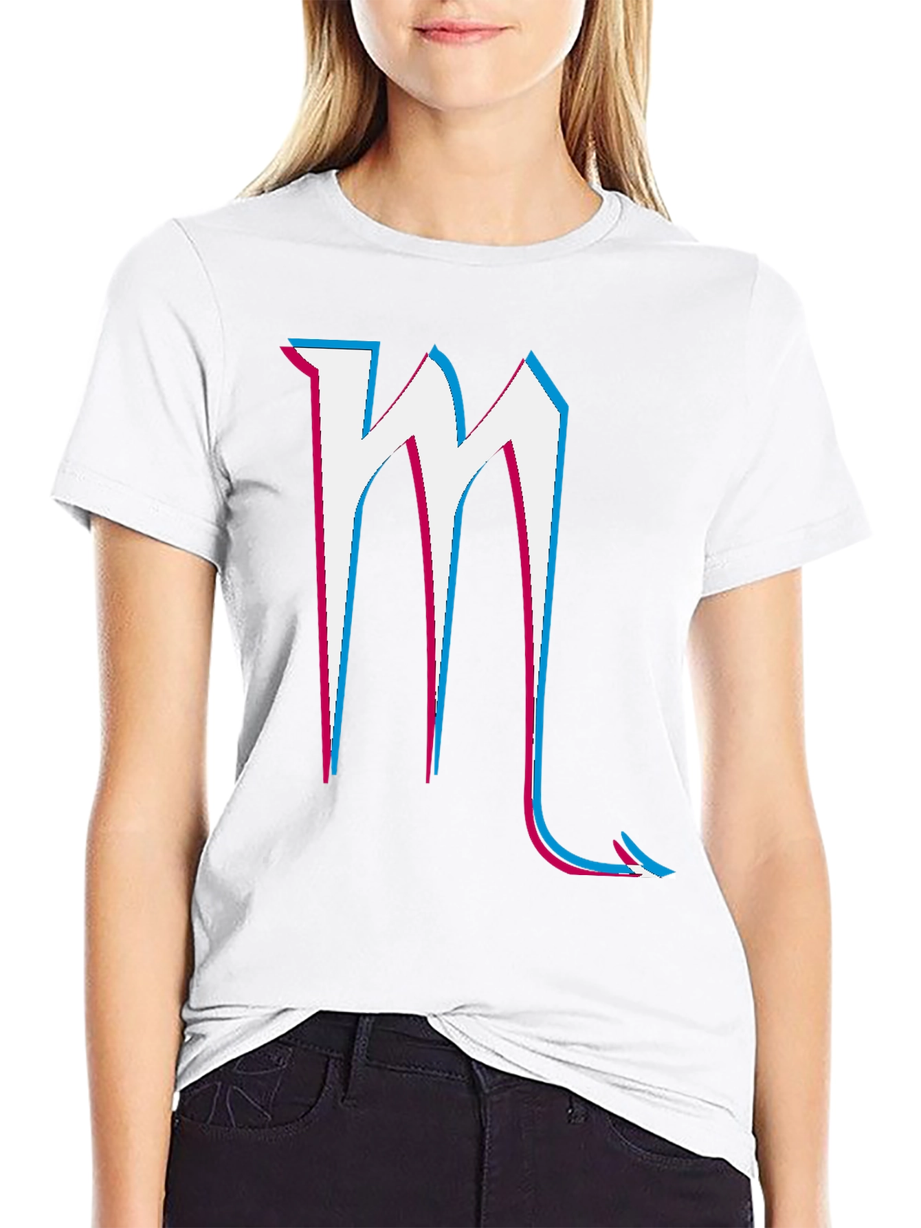 Scorpio Symbol Graphic Tee - Black