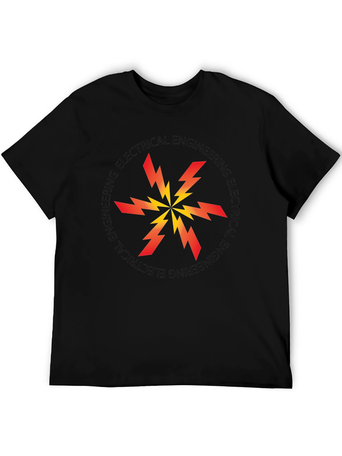 Electrical Engineering T-Shirt - Lightning Bolt Design