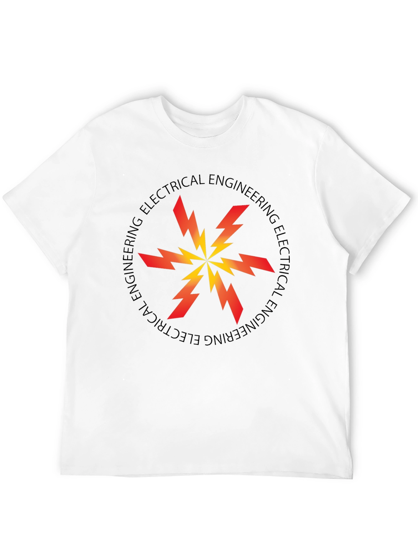 Electrical Engineering T-Shirt - Lightning Bolt Design