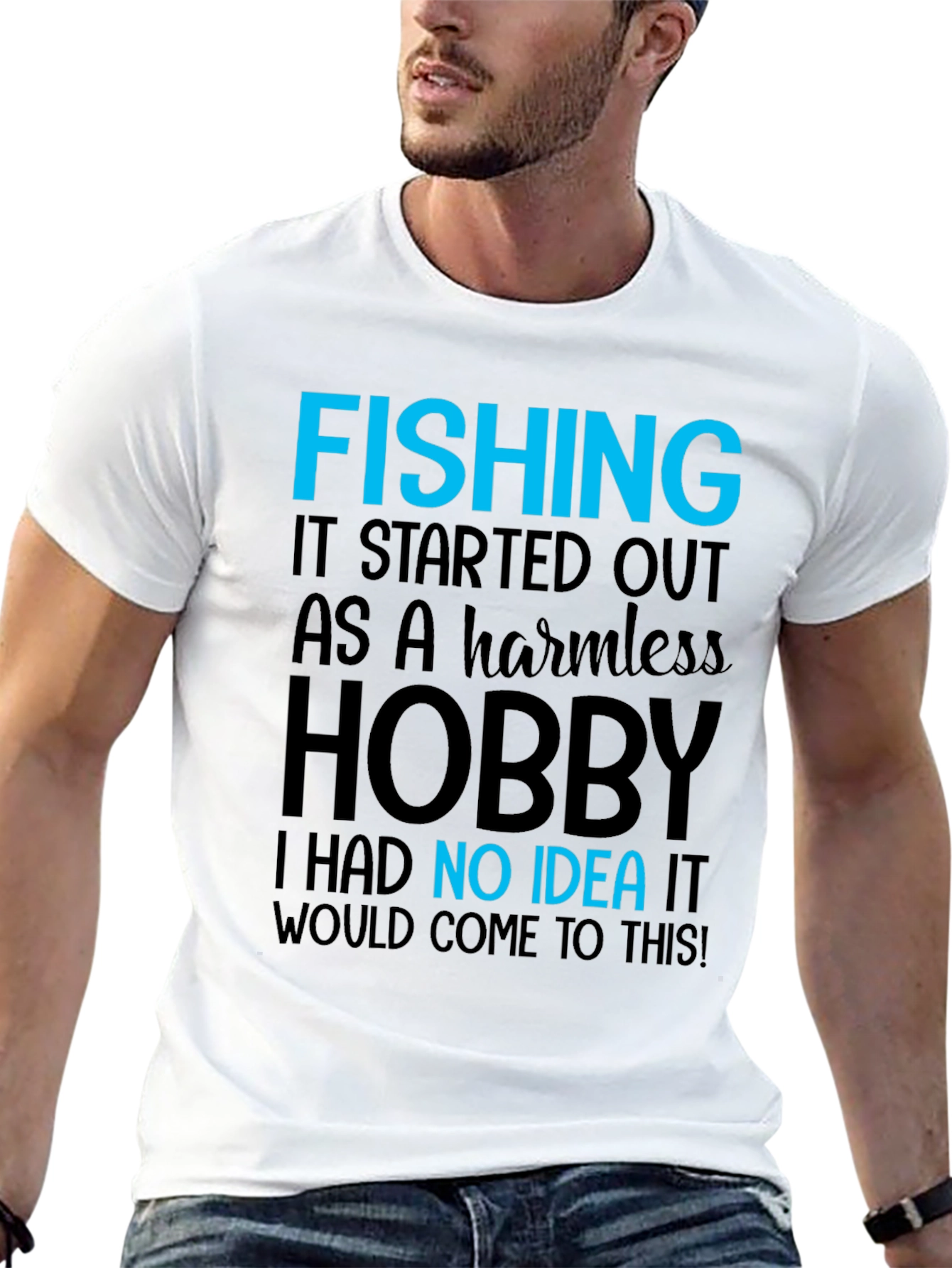 Fishing Hobby T-Shirt - Humorous Design