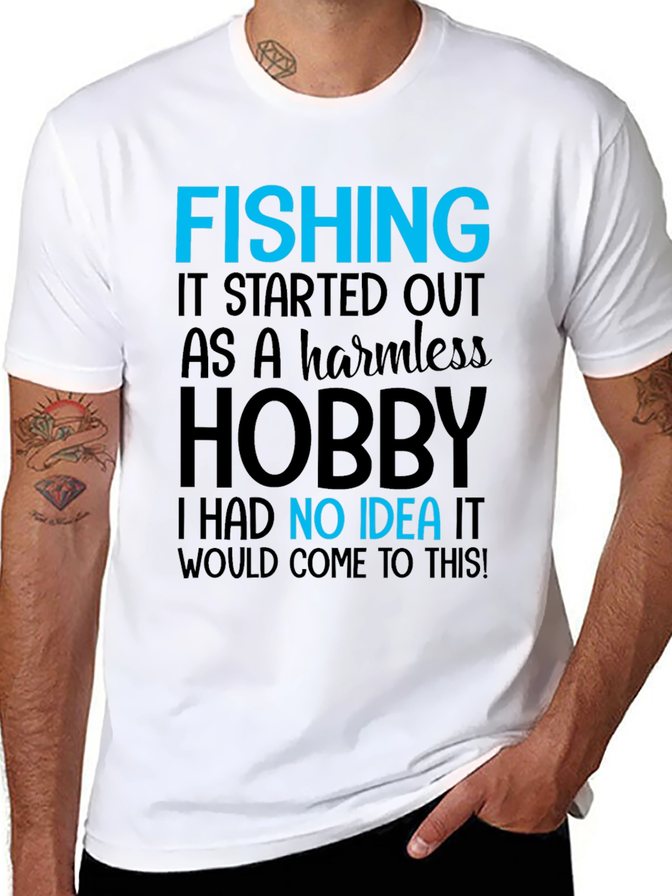 Fishing Hobby T-Shirt - Humorous Design