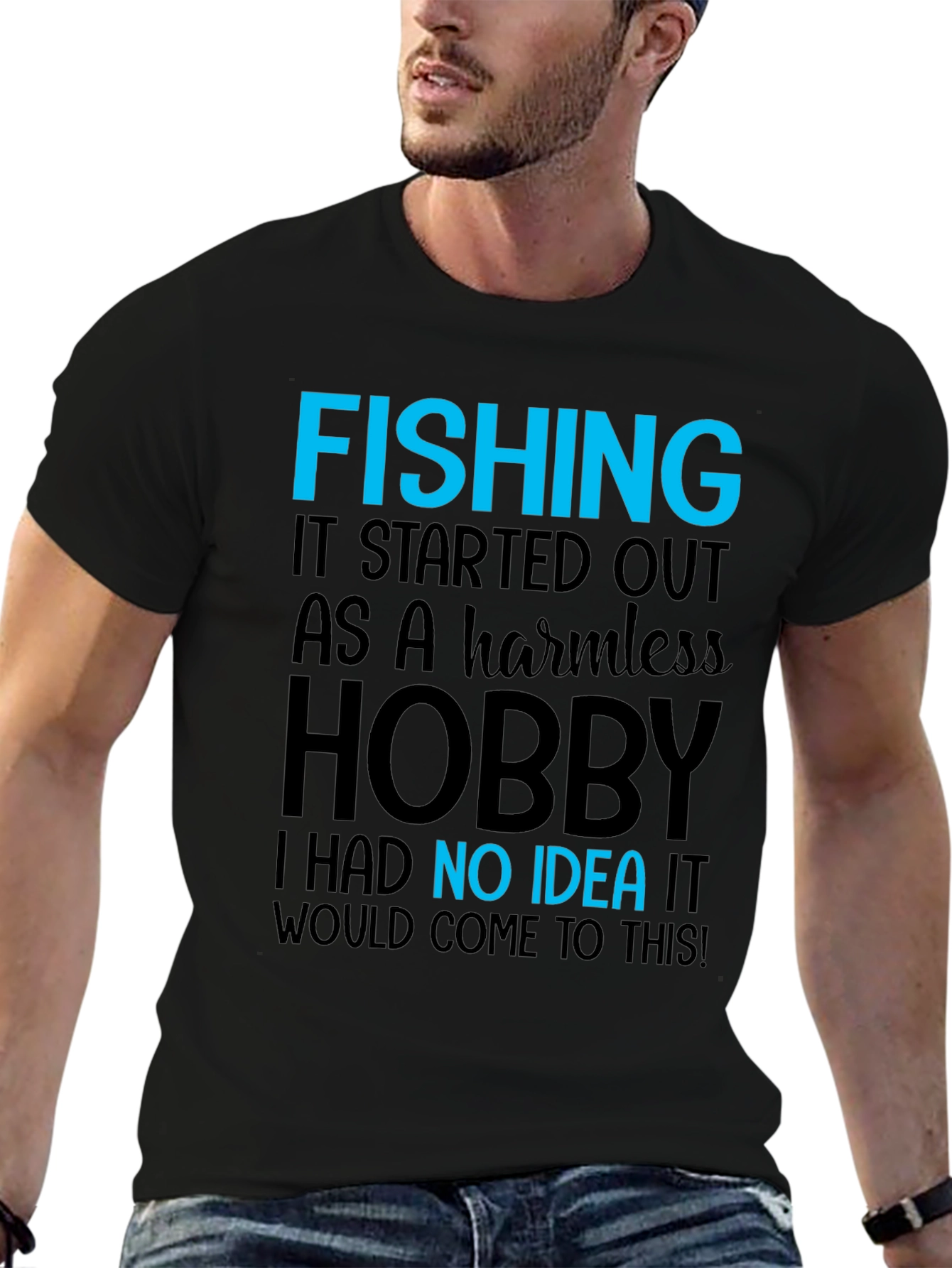 Fishing Hobby T-Shirt - Humorous Design