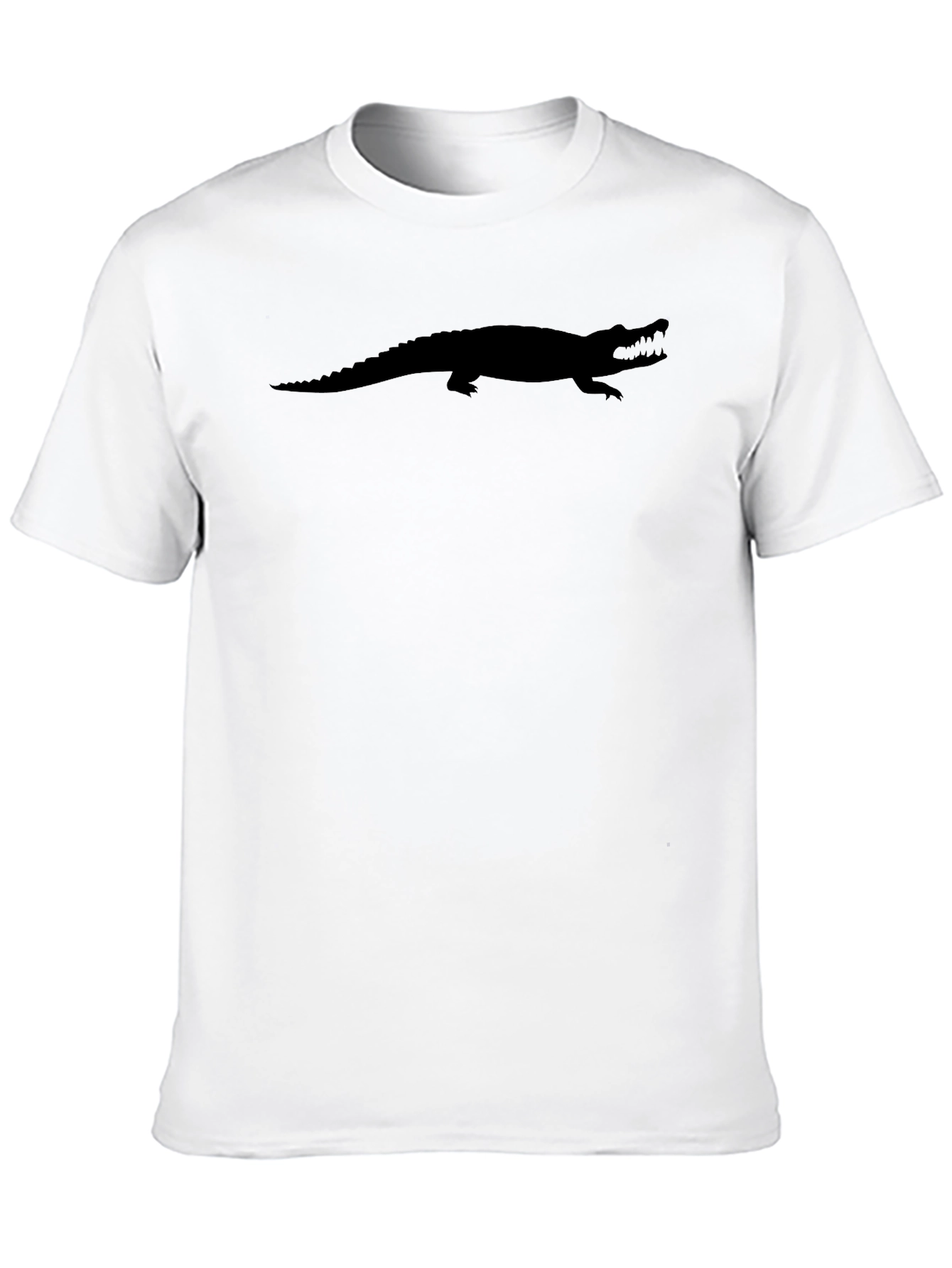 Black Alligator Graphic Tee - Mens Fashion