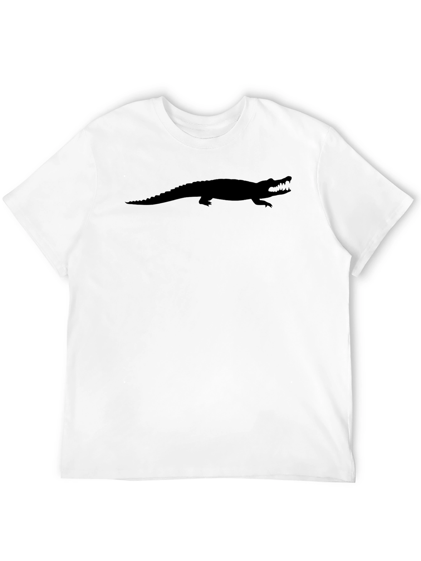 Black Alligator Graphic Tee - Mens Fashion