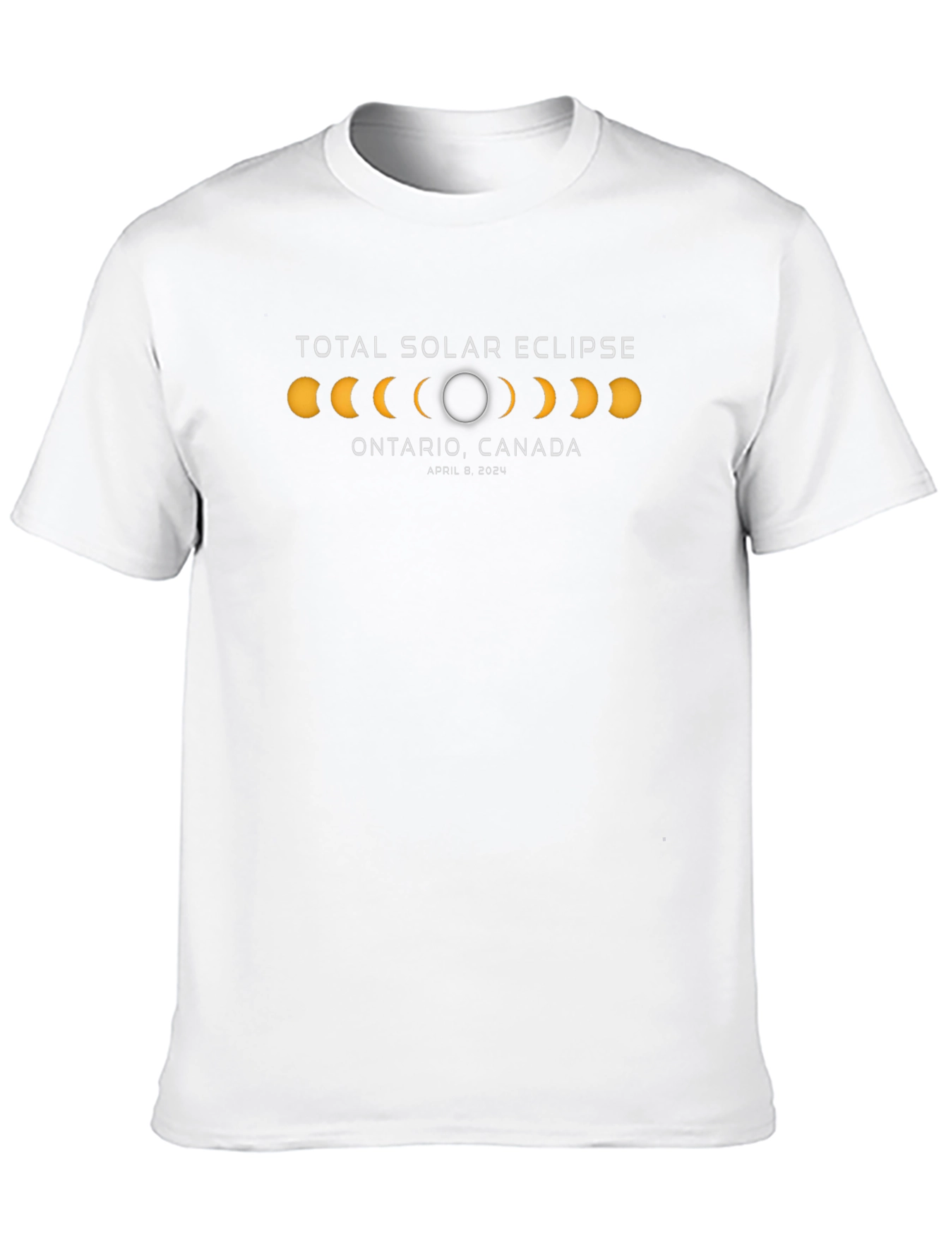 Total Solar Eclipse Ontario Canada April 8 2024 T-Shirt