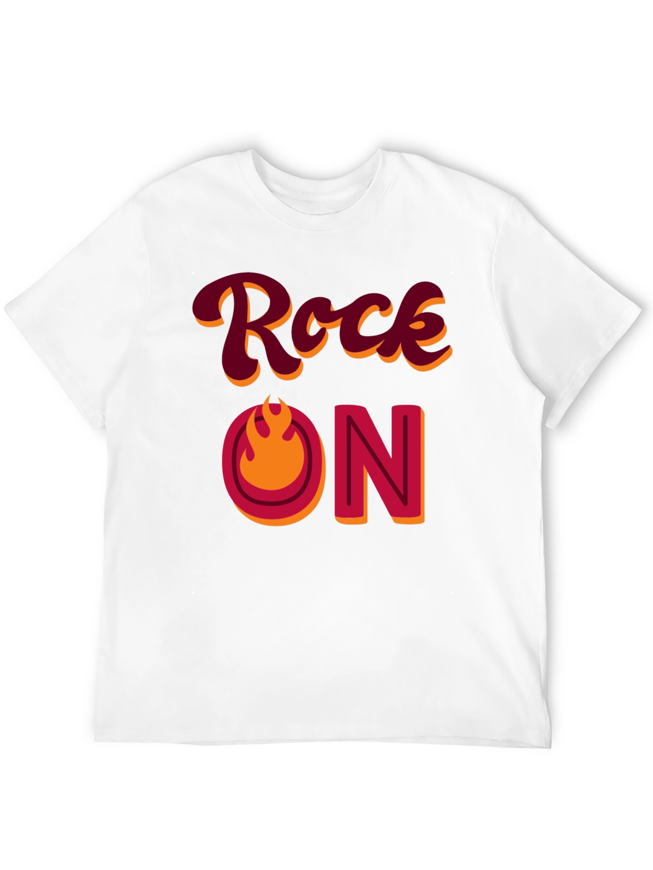 Rock On Graphic T-Shirt - Retro Style