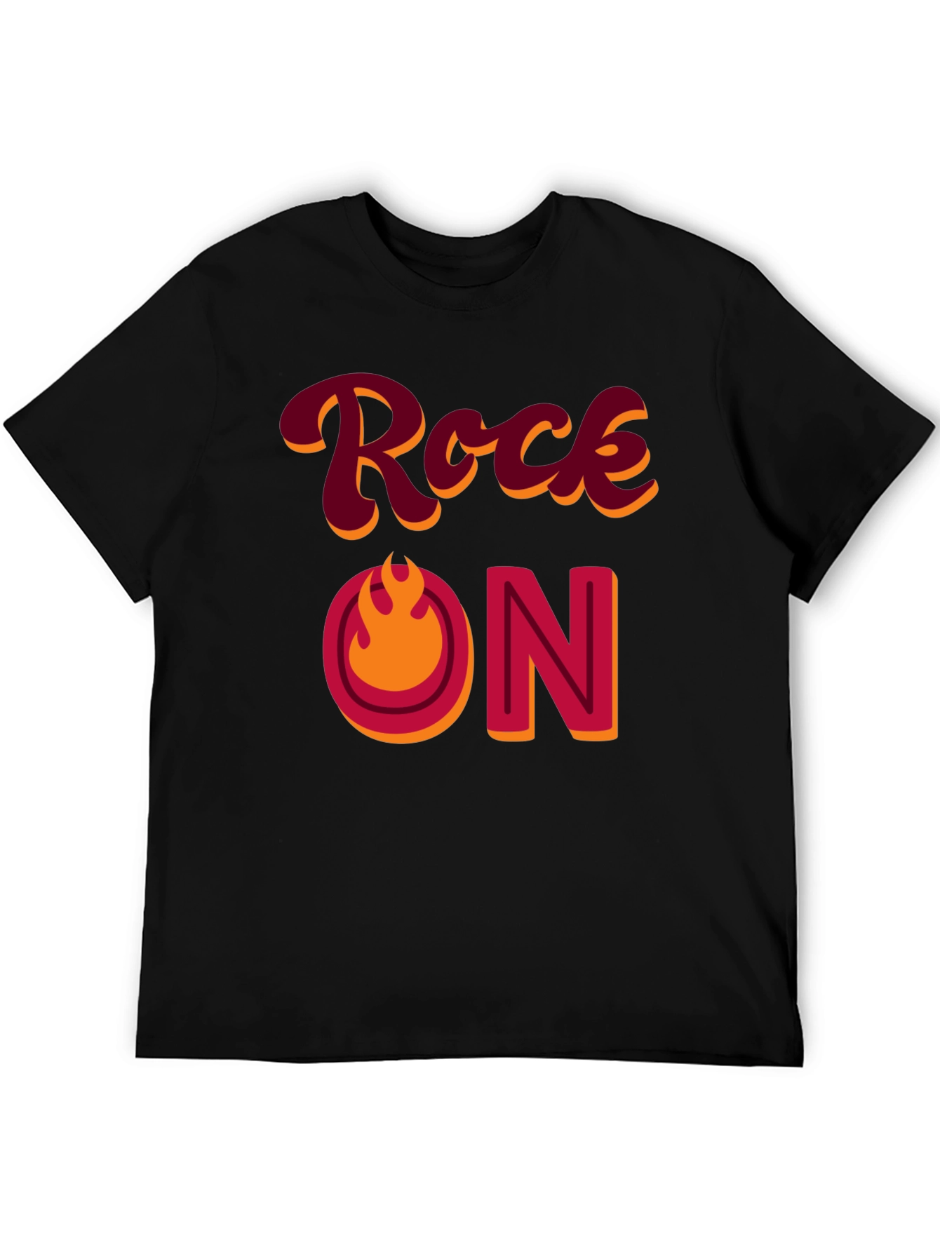 Rock On Graphic T-Shirt - Retro Style