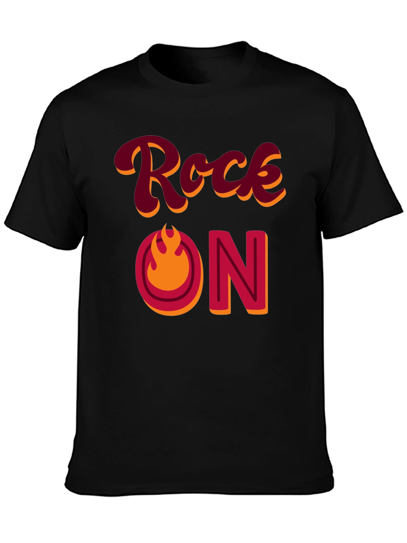 Rock On Graphic T-Shirt - Retro Style